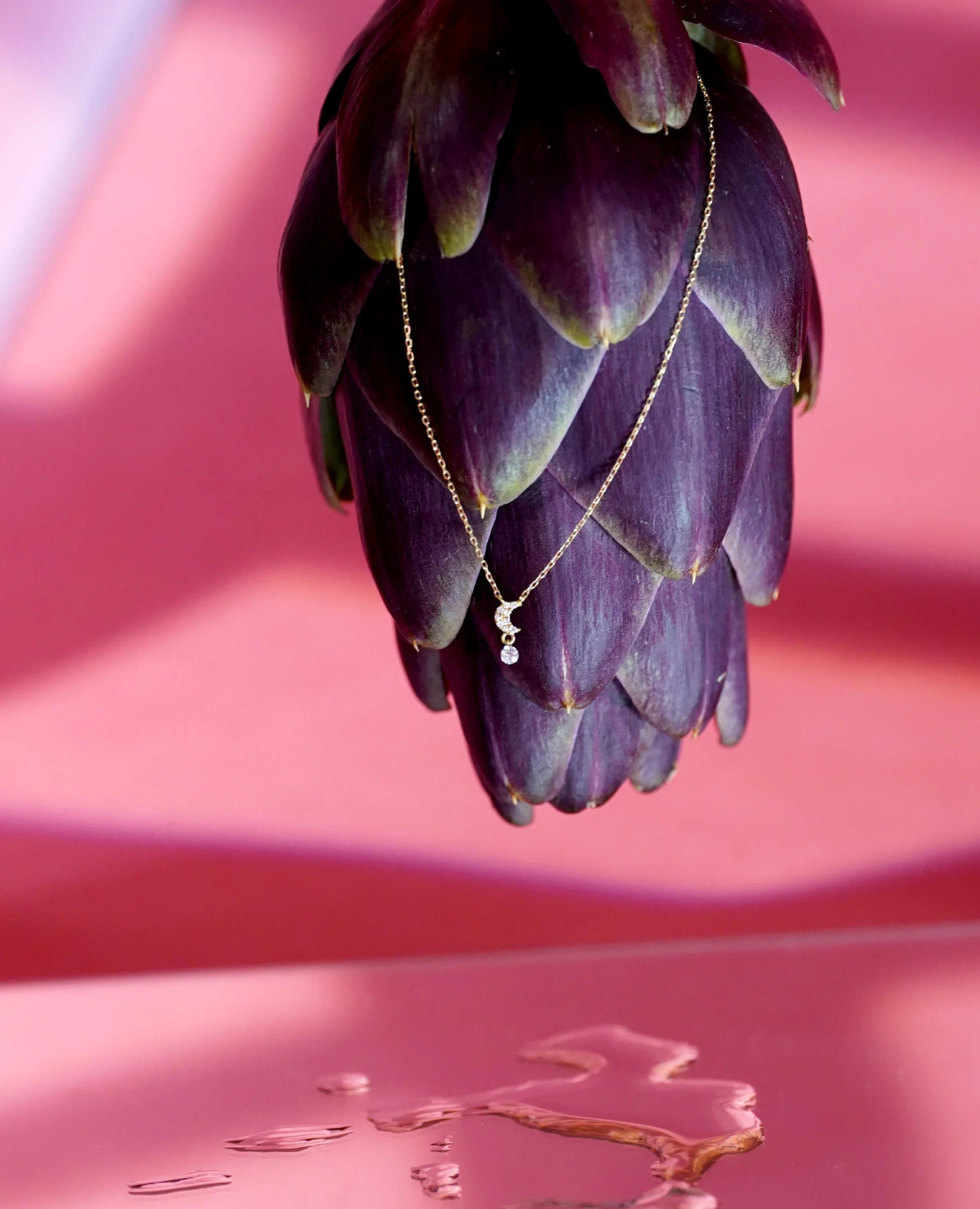 Collier Symboles œil pavé
