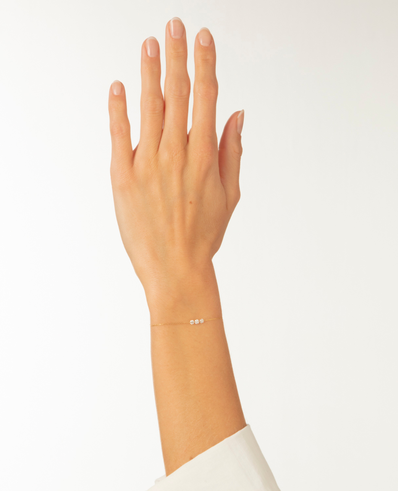 Bracelet Danaé ligne trois diamants