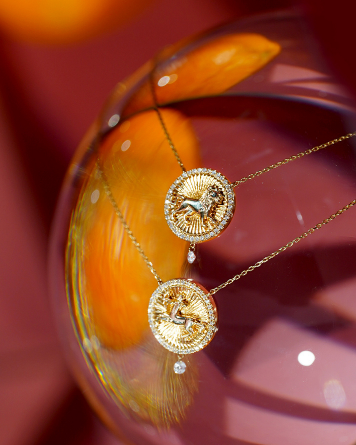 Collier Céleste Médaillon Sagittaire