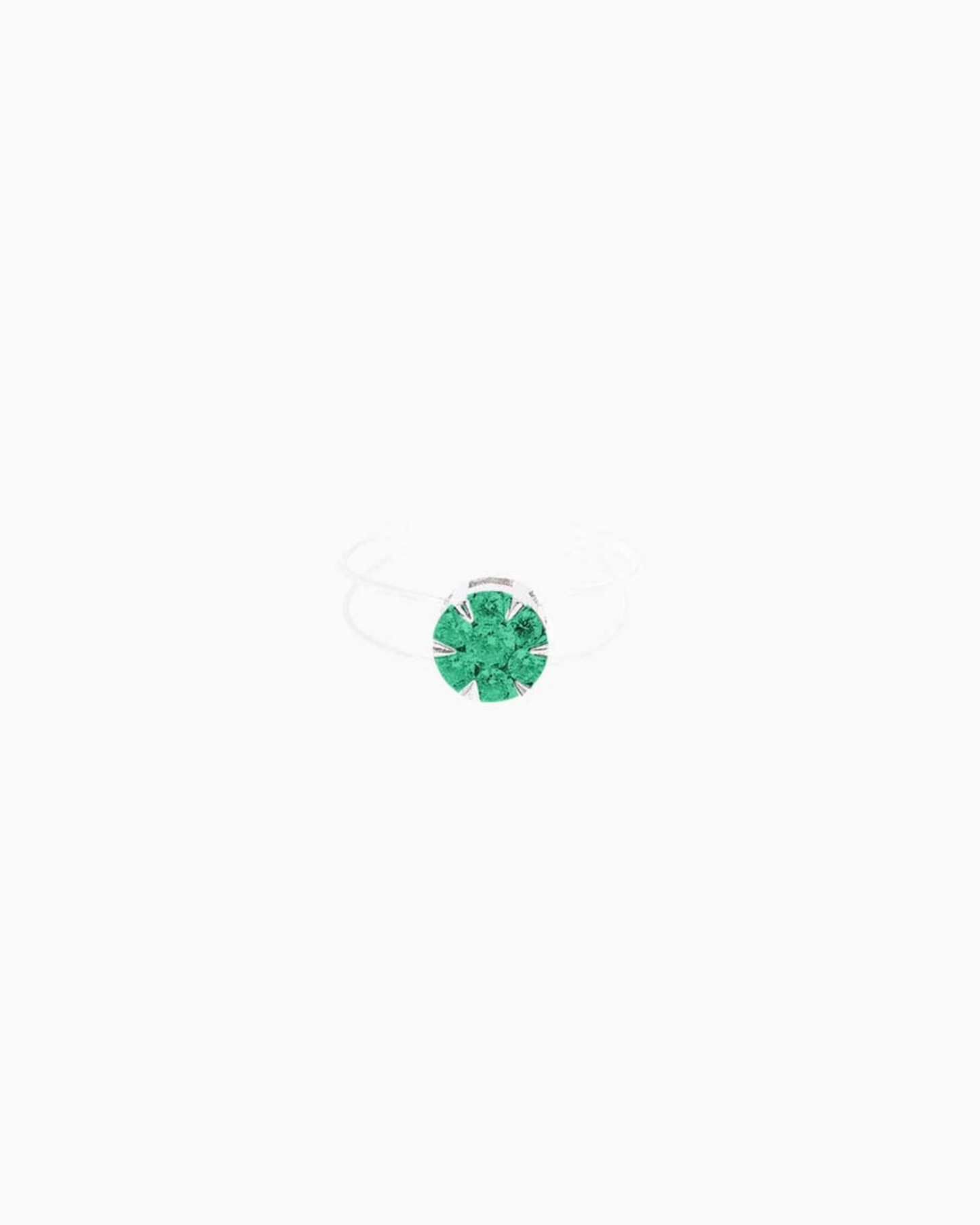 Bague Floating 7 Émeraude
