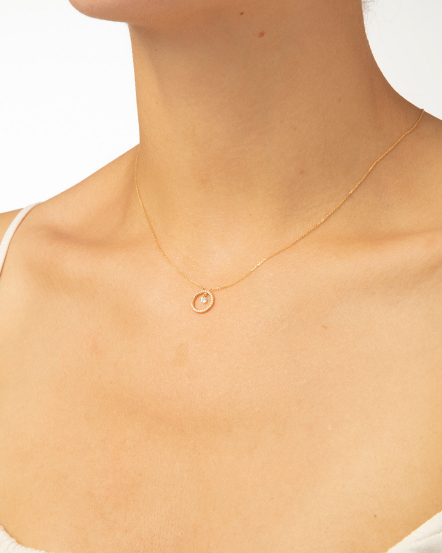 Collier Comic Strip pavé diamant