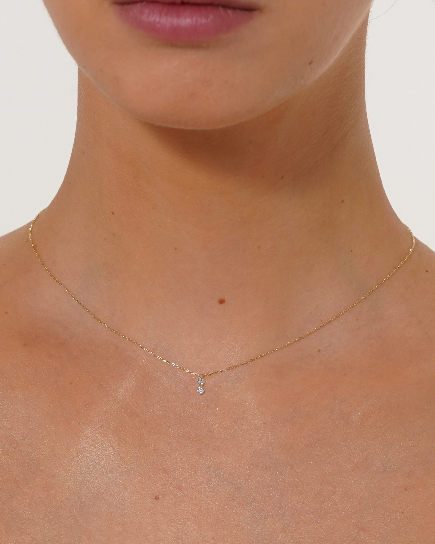 Collier Danaé deux diamants