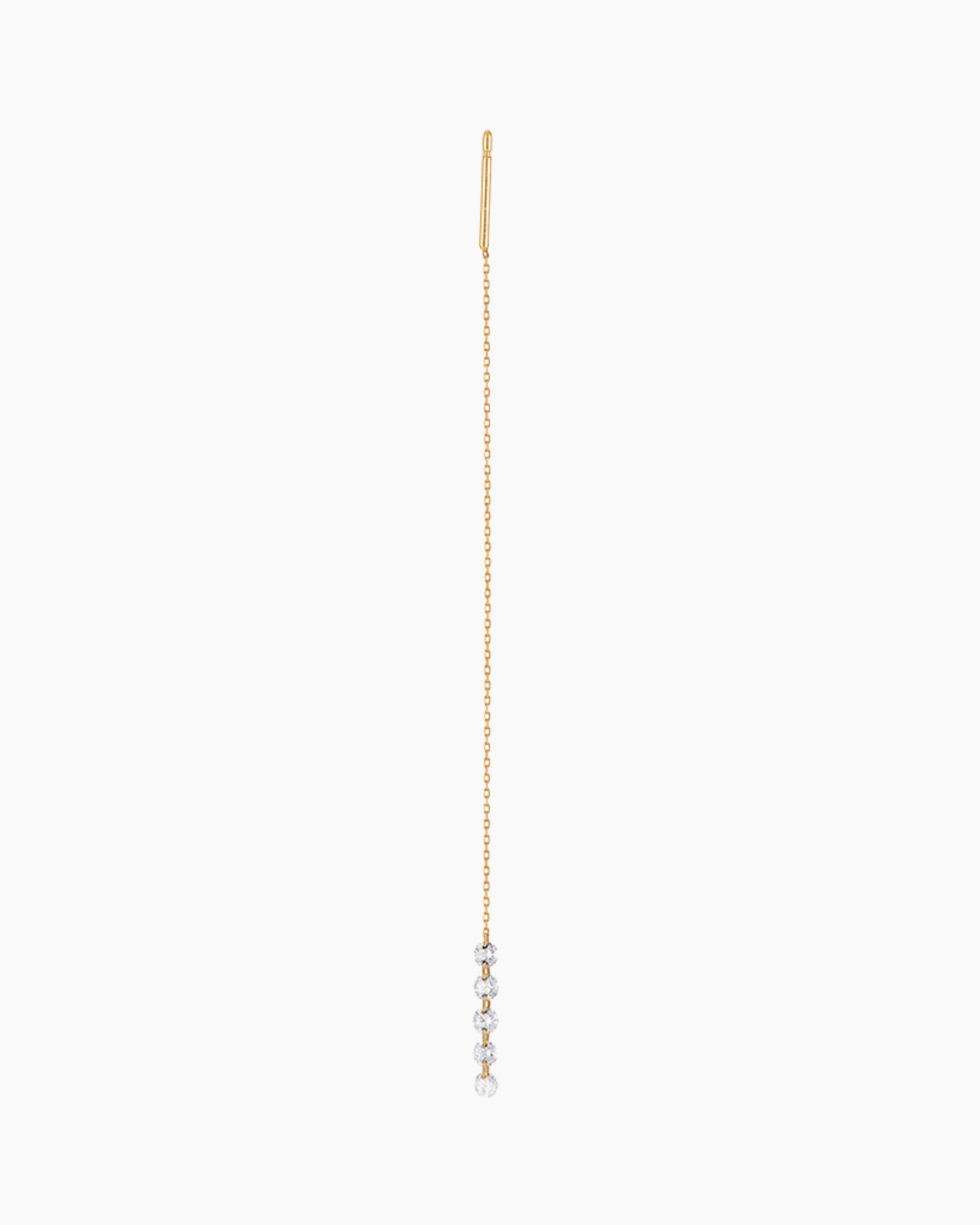Mono Boucle d'oreille Danaé cinq diamants