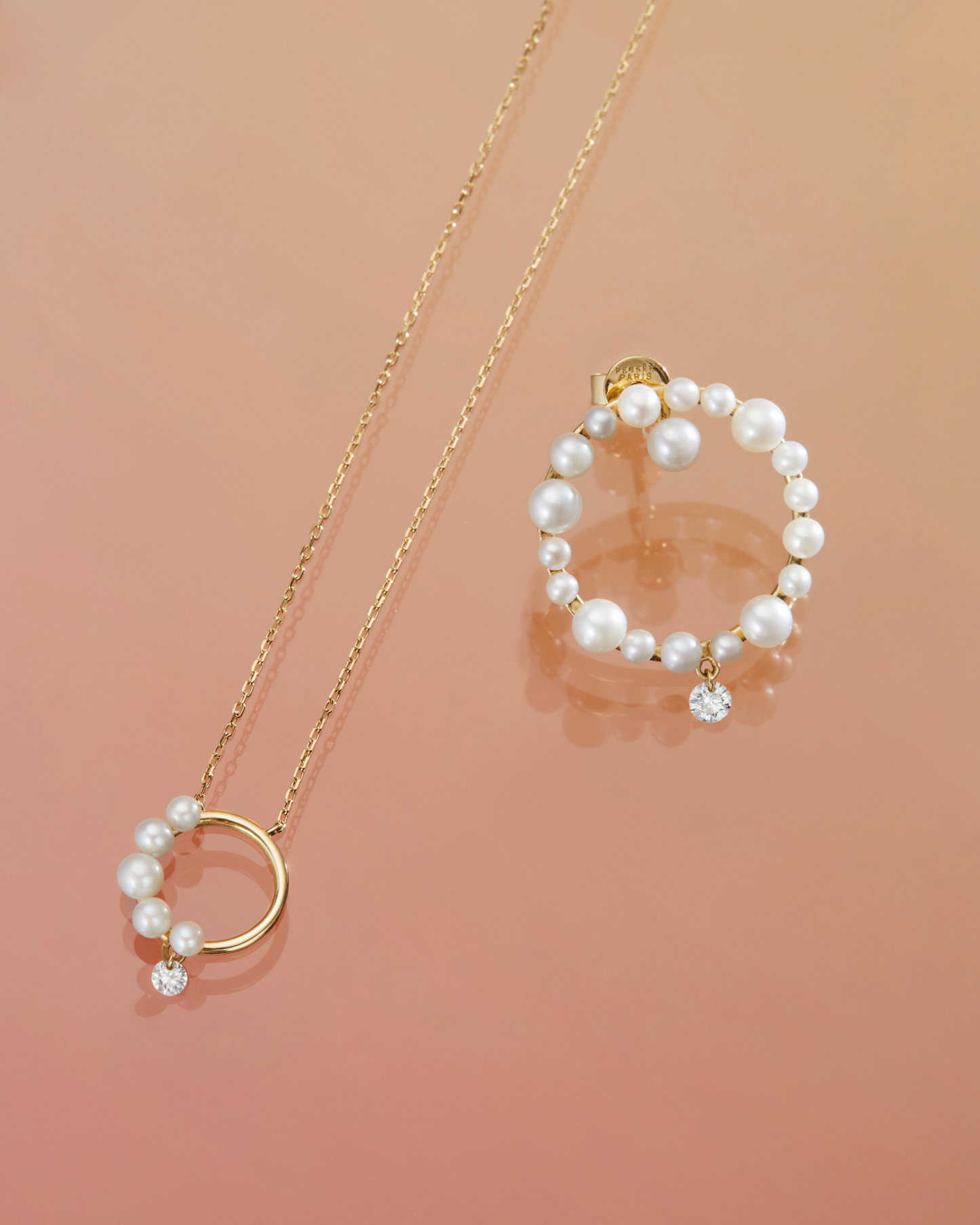 Collier Aphrodite demi perlée