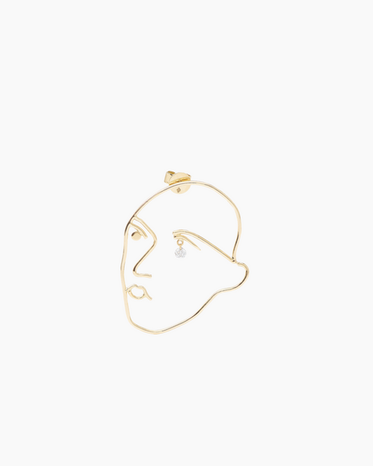 Boucle d'oreille Matisse 1 Diamant