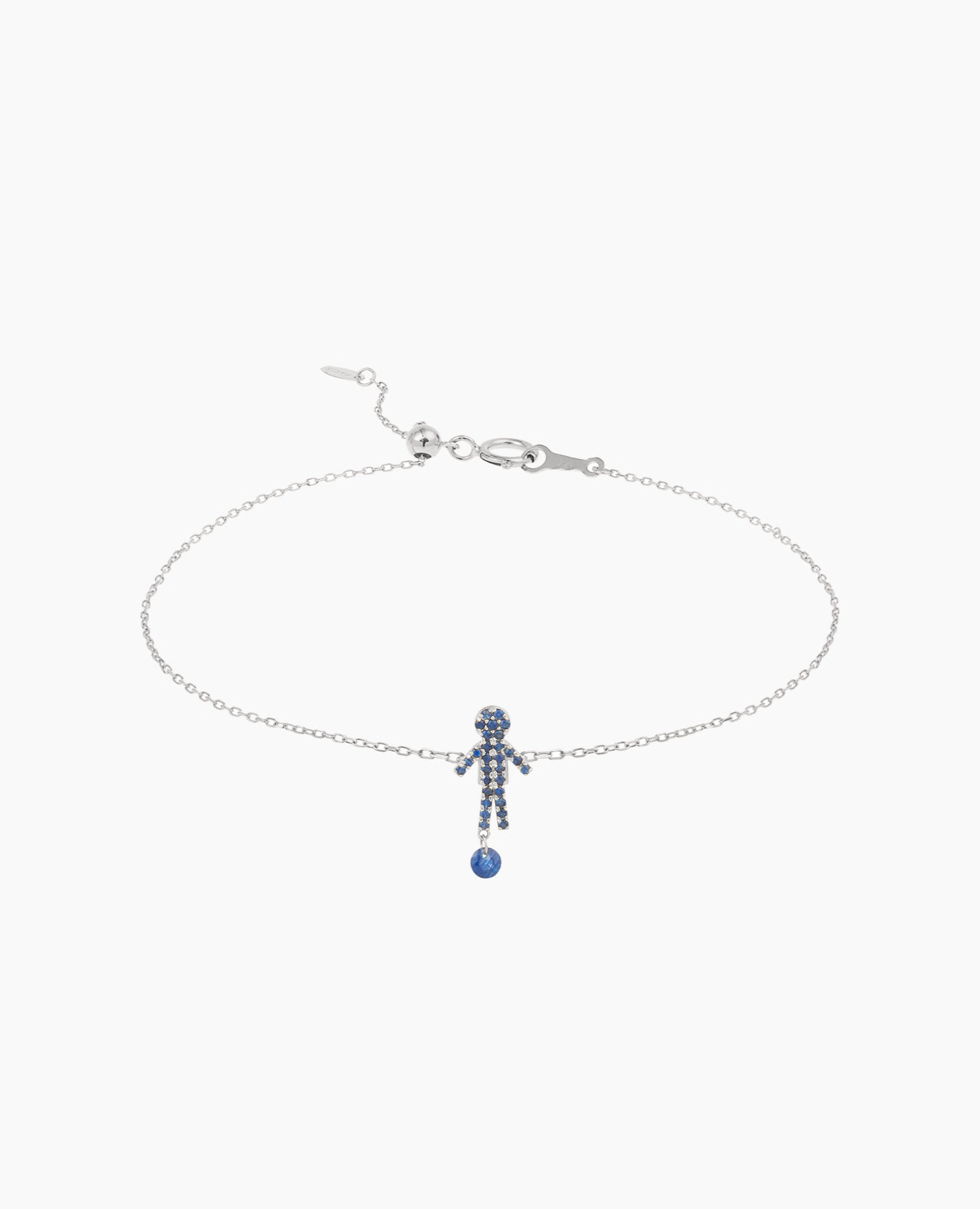 Bracelet Séléné Boy pavé un saphir