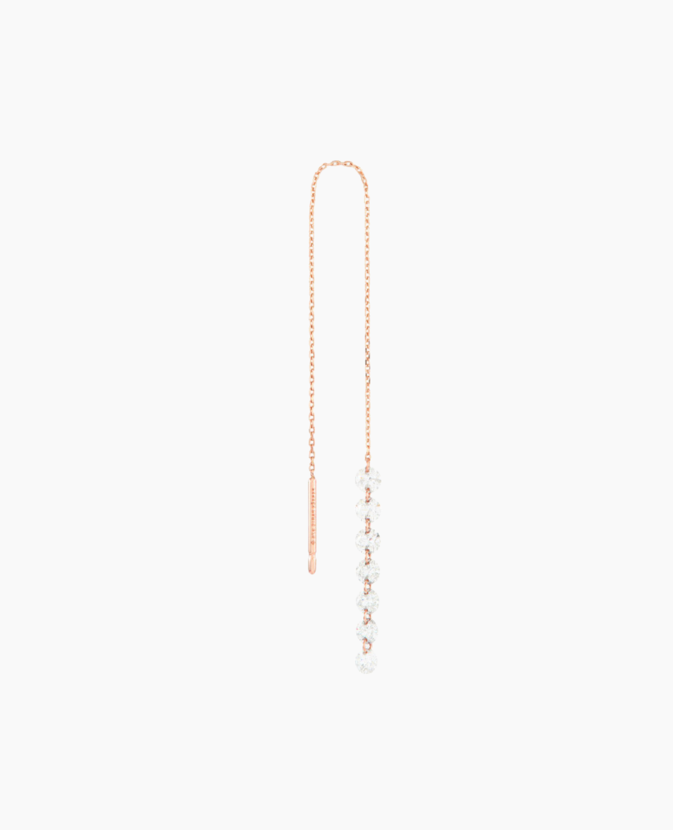 Mono boucle d'oreille Danaé sept diamants