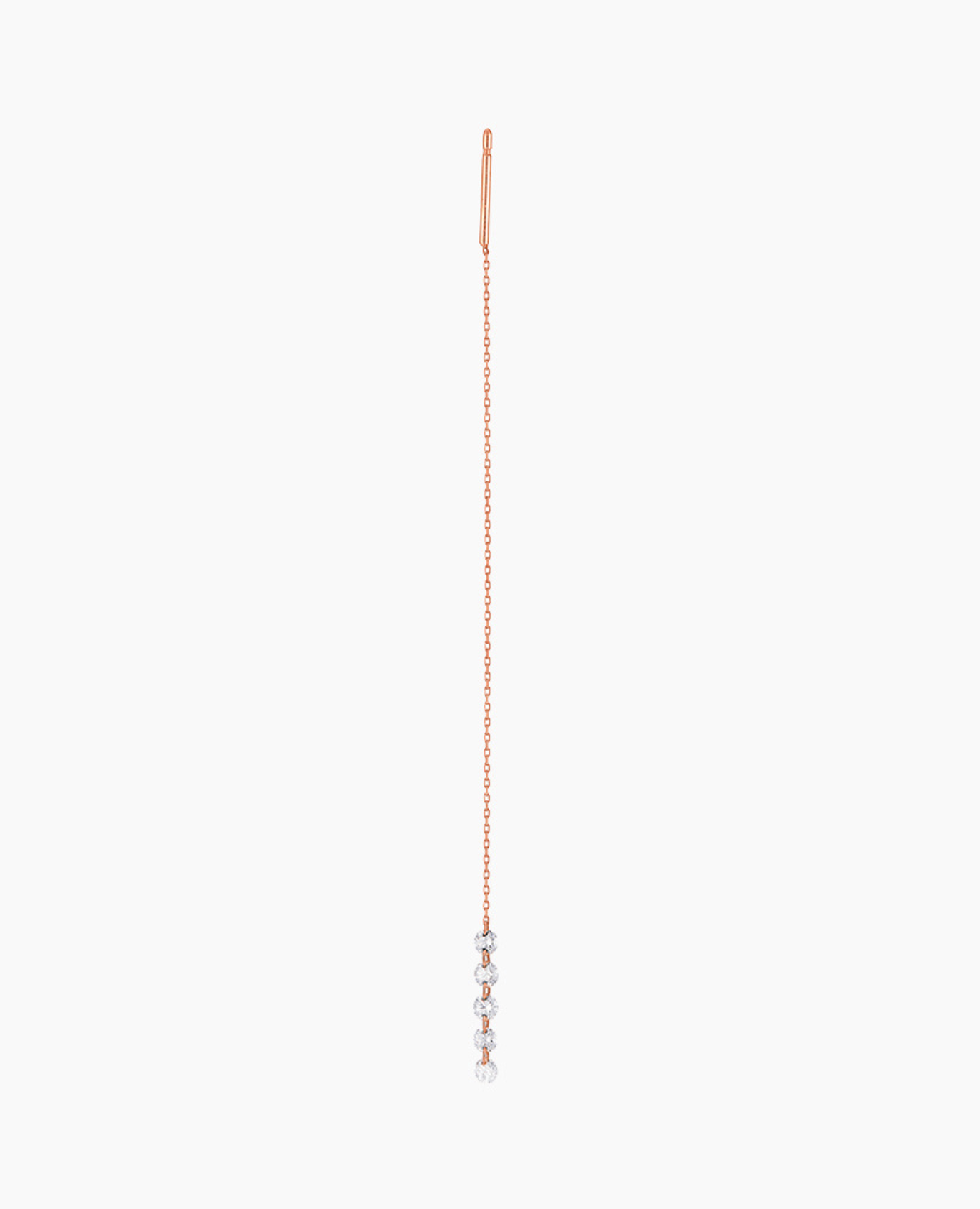 Mono Boucle d'oreille Danaé cinq diamants
