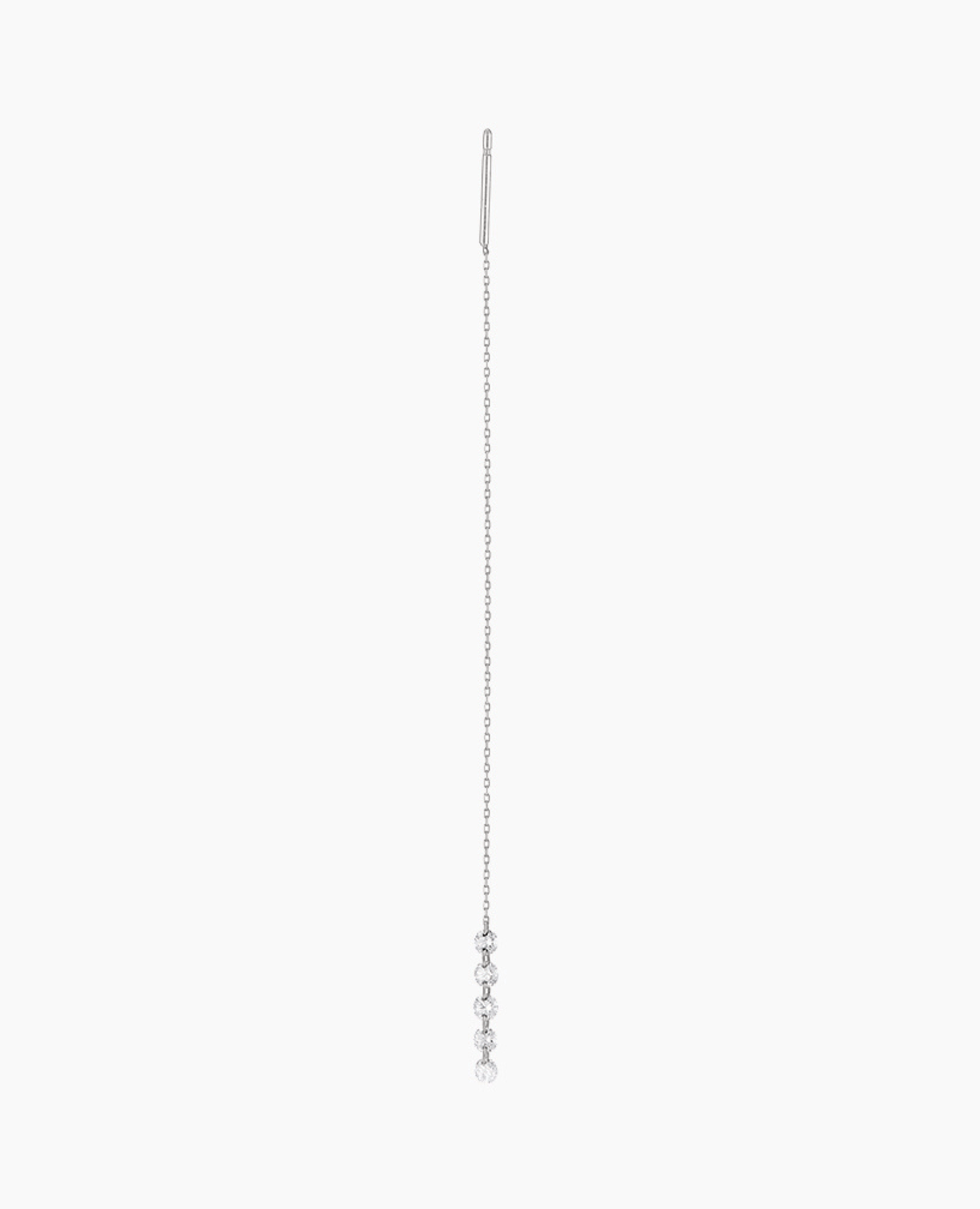 Mono Boucle d'oreille Danaé cinq diamants