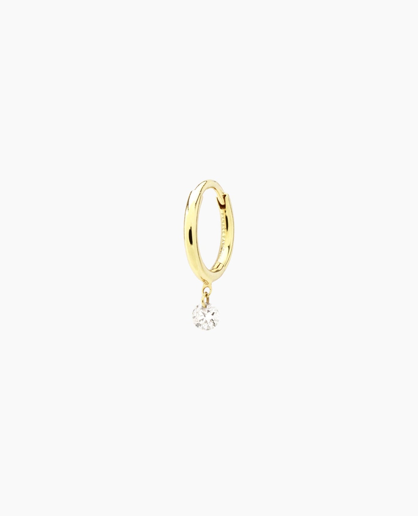 Piercing 1 diamant Jaune