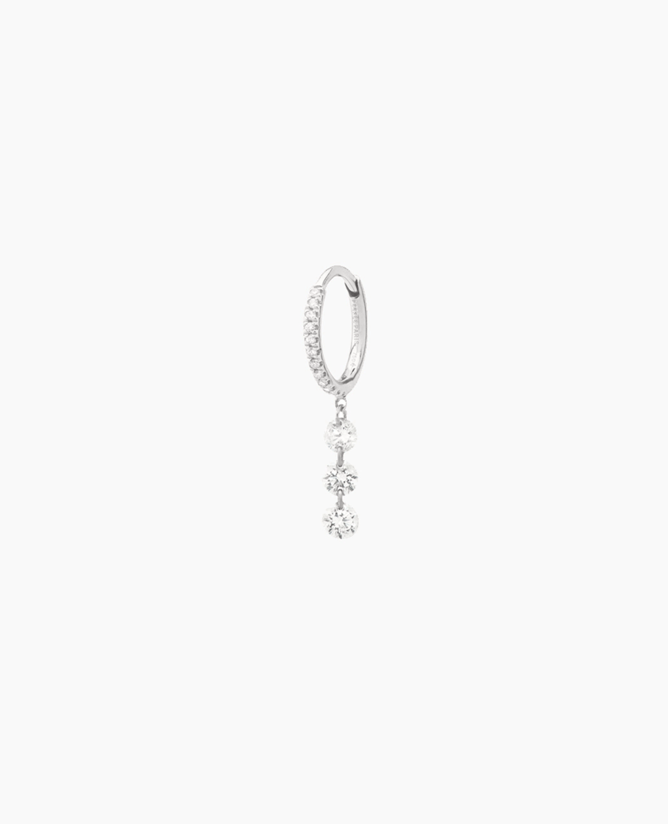 Piercing Danaé trois pavé diamants