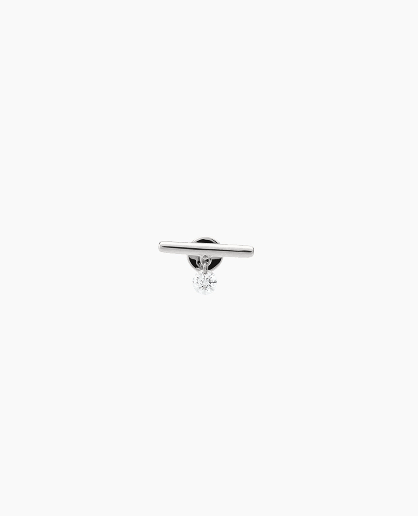 Piercing mini barre un diamant