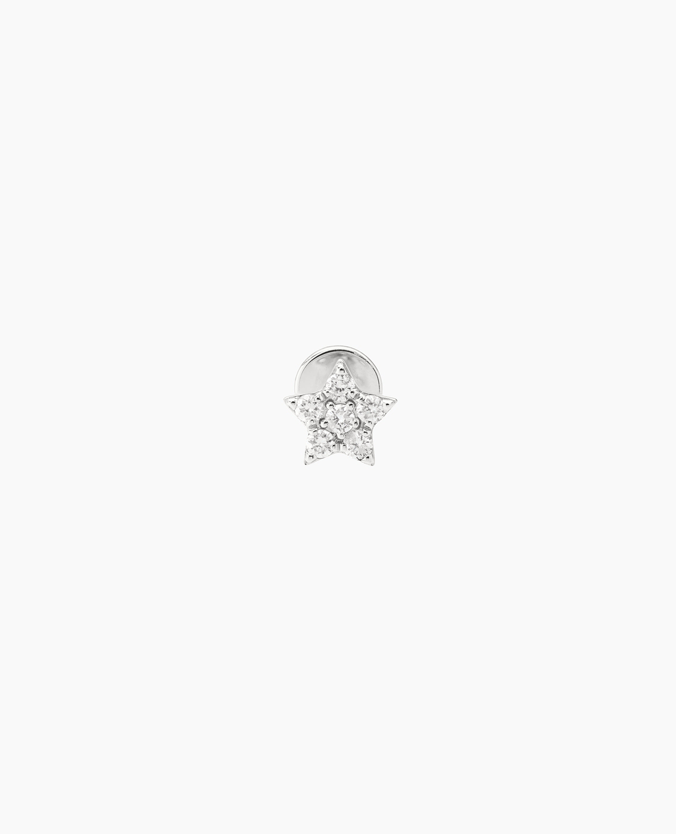 Piercing mini étoile pavé