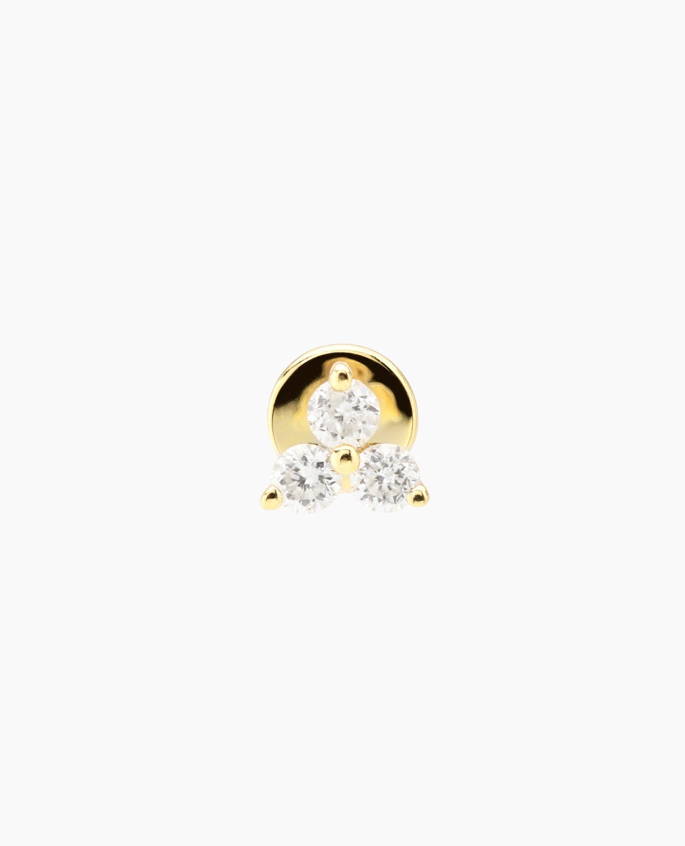 Piercing mini Triangle Jaune