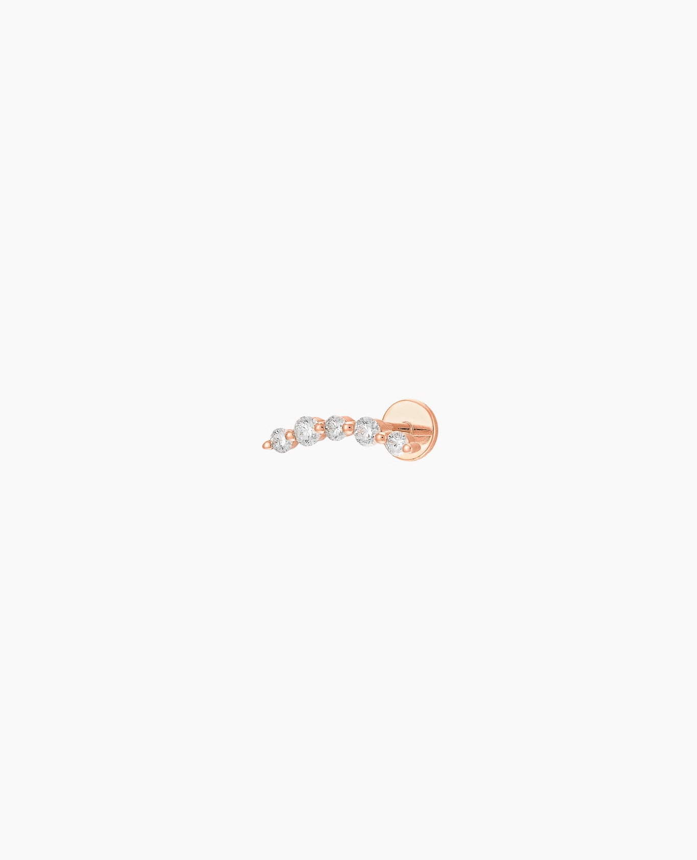 Piercing cinq diamants