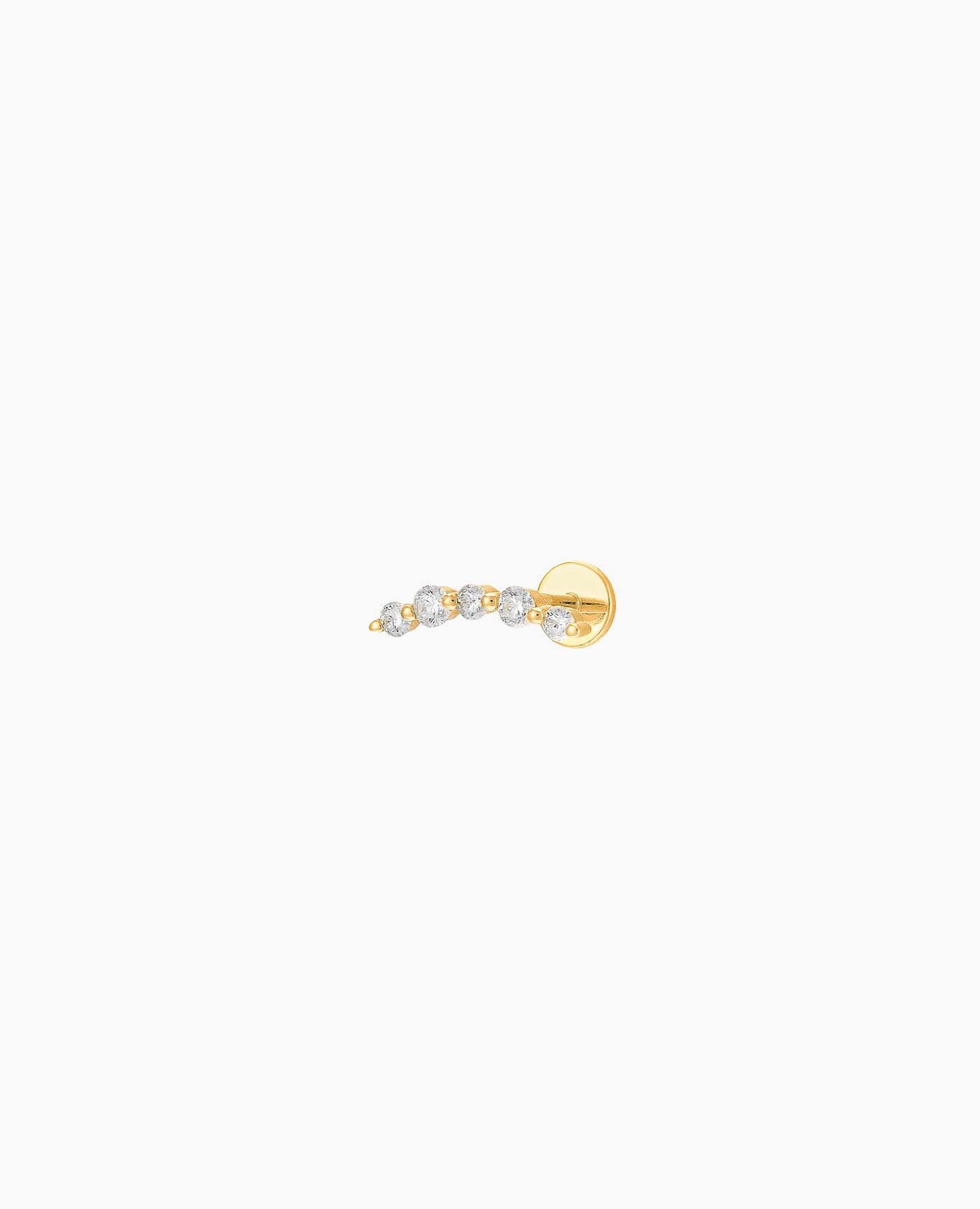 Piercing cinq diamants