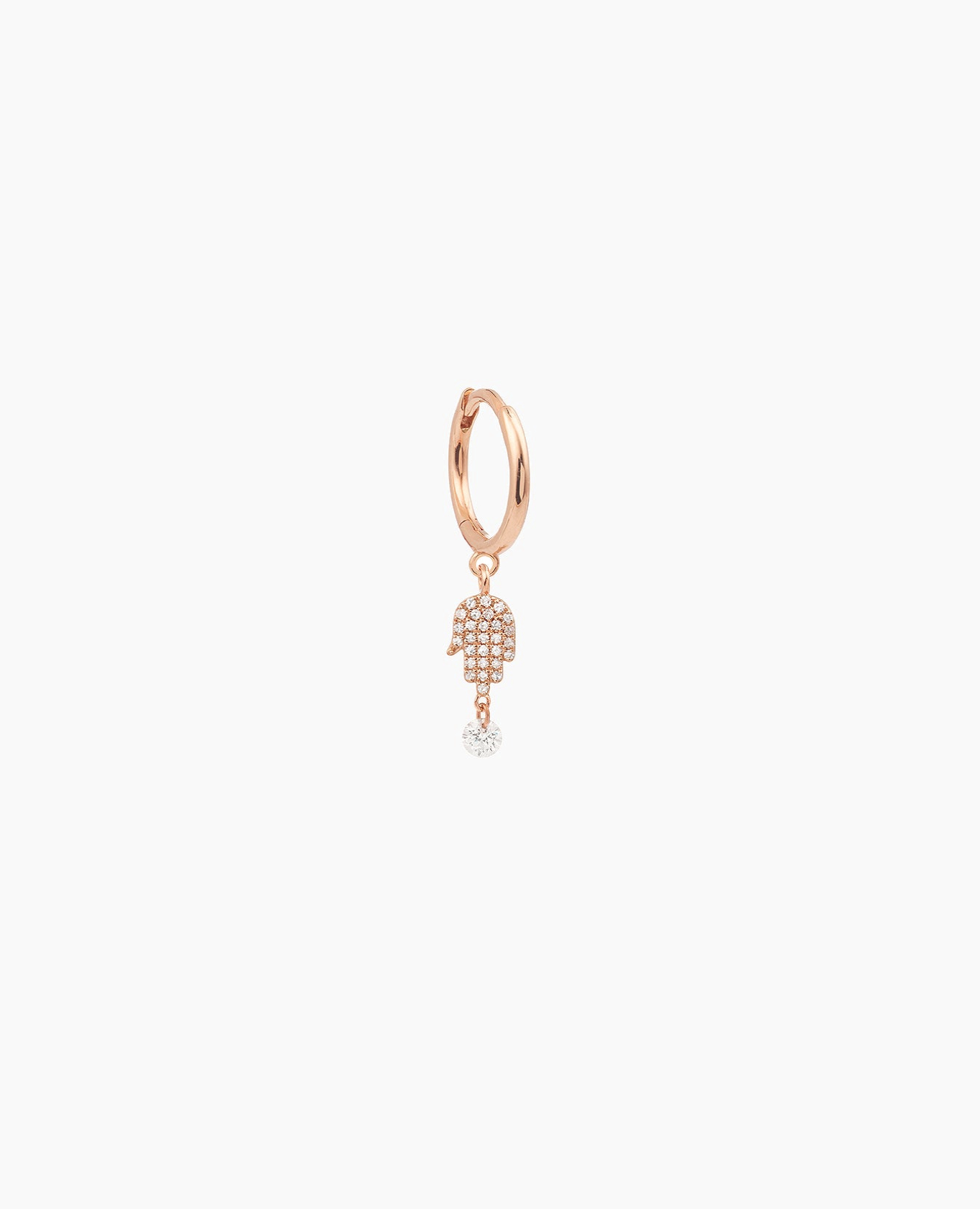Piercing Fatma pavée diamant