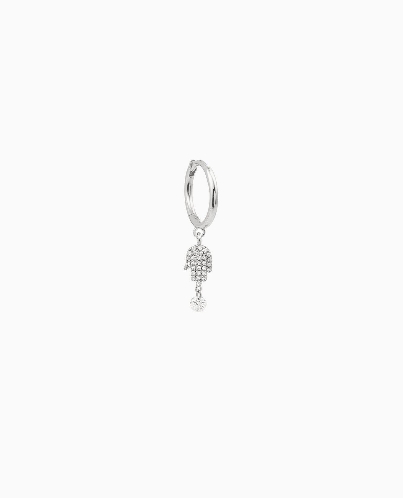 Piercing Fatma pavée diamant
