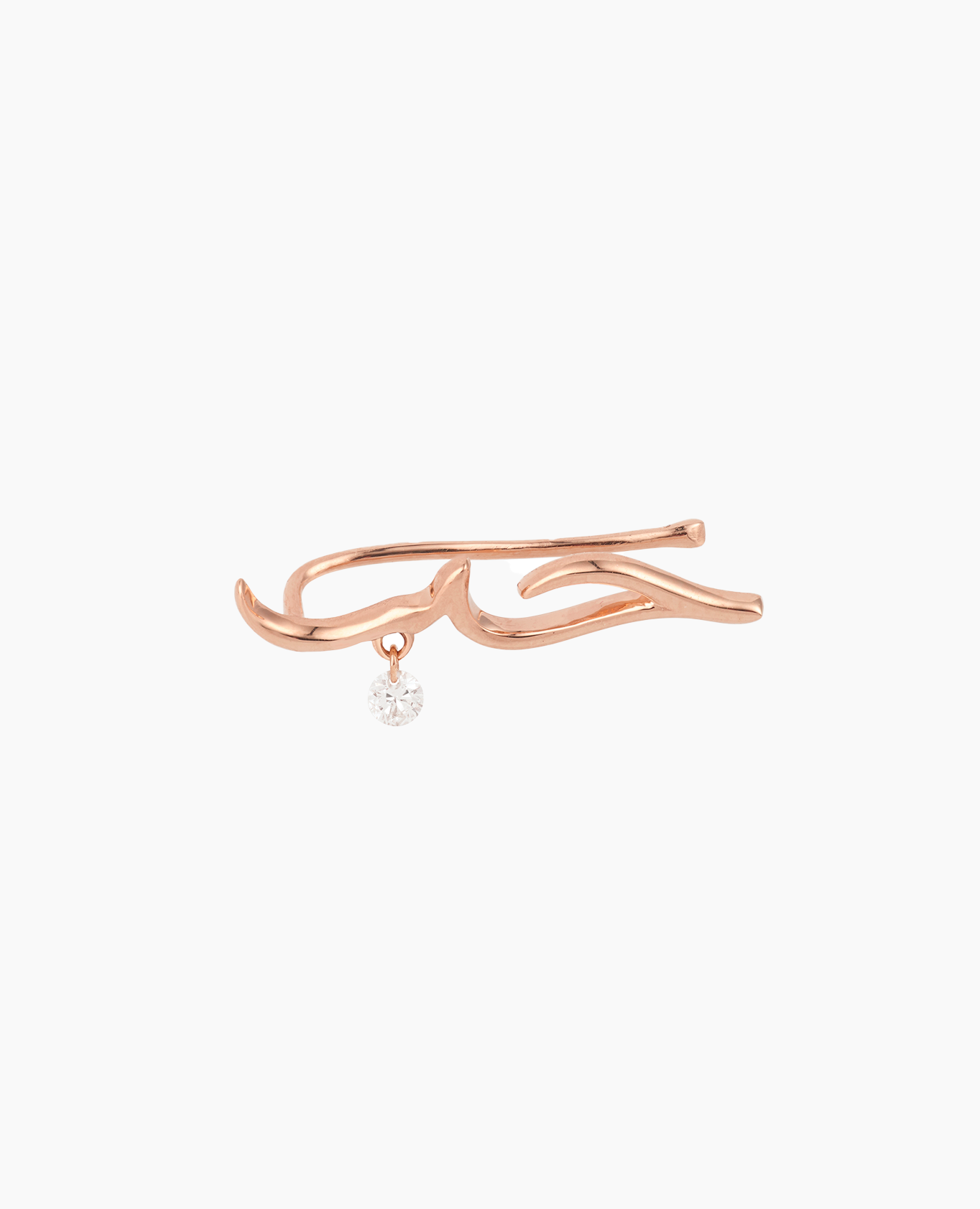 Mono boucle d'oreille Amour en arabe
