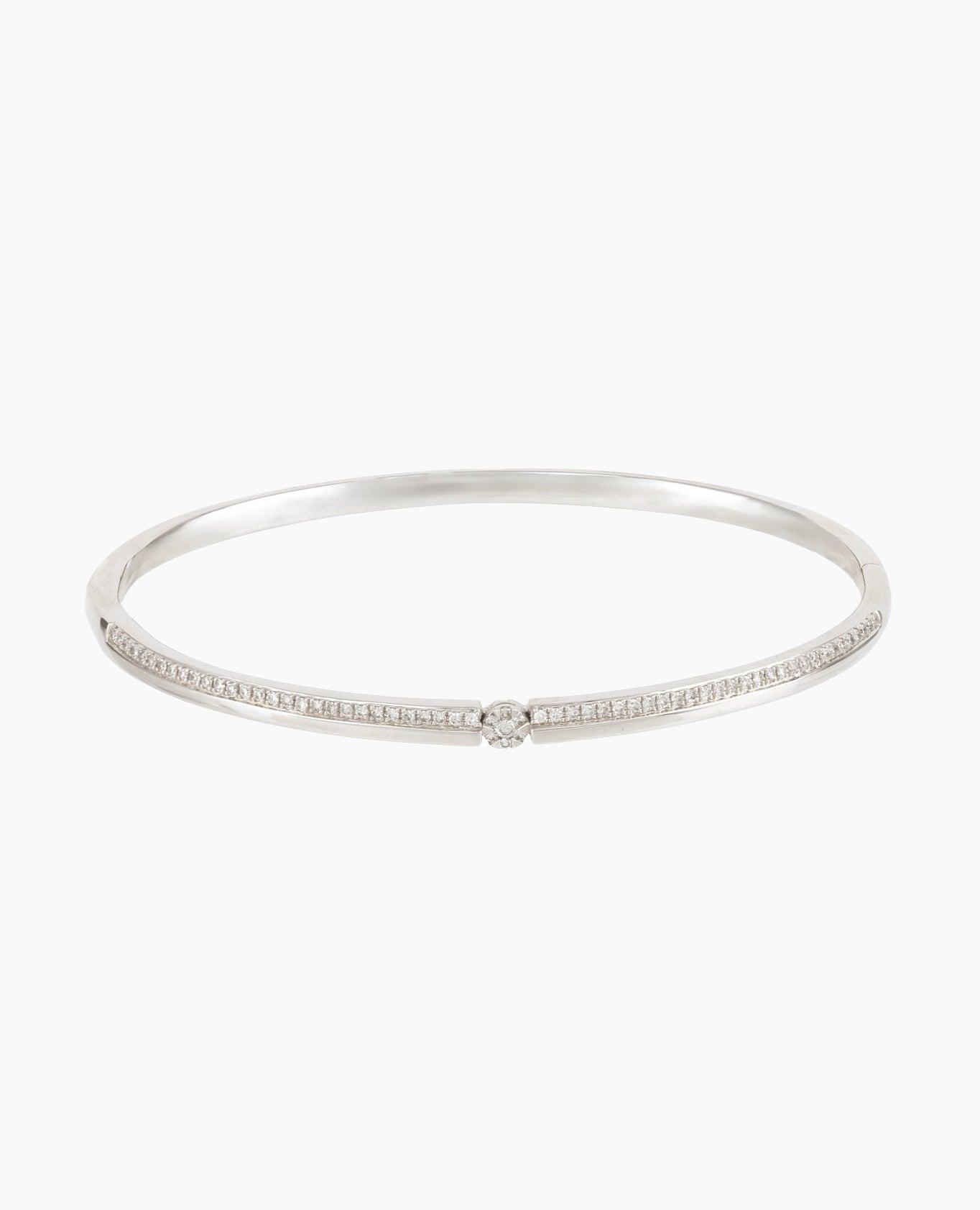 Bracelet Zeus 1 floating diamant Blanc