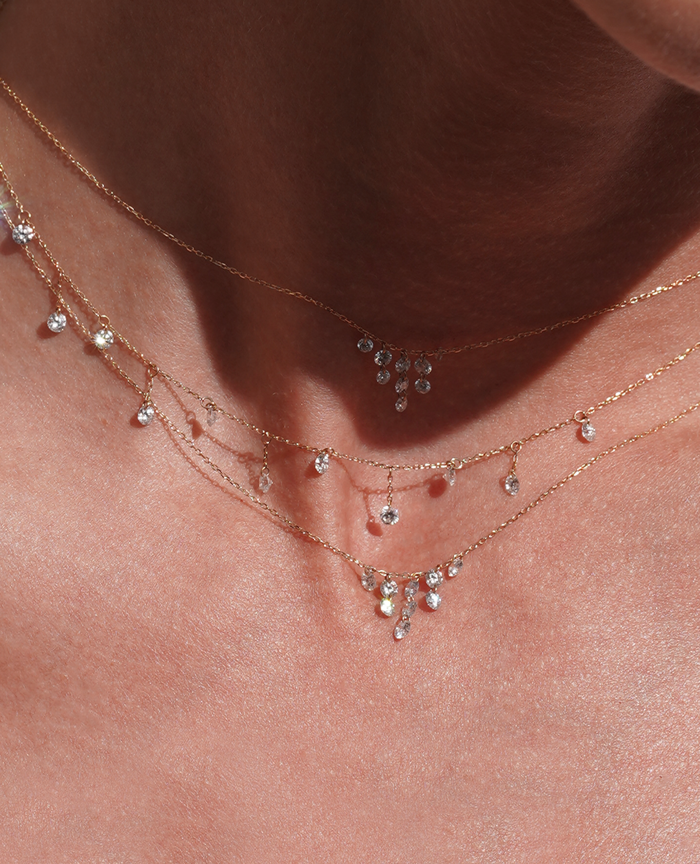Danaé nine diamond necklace