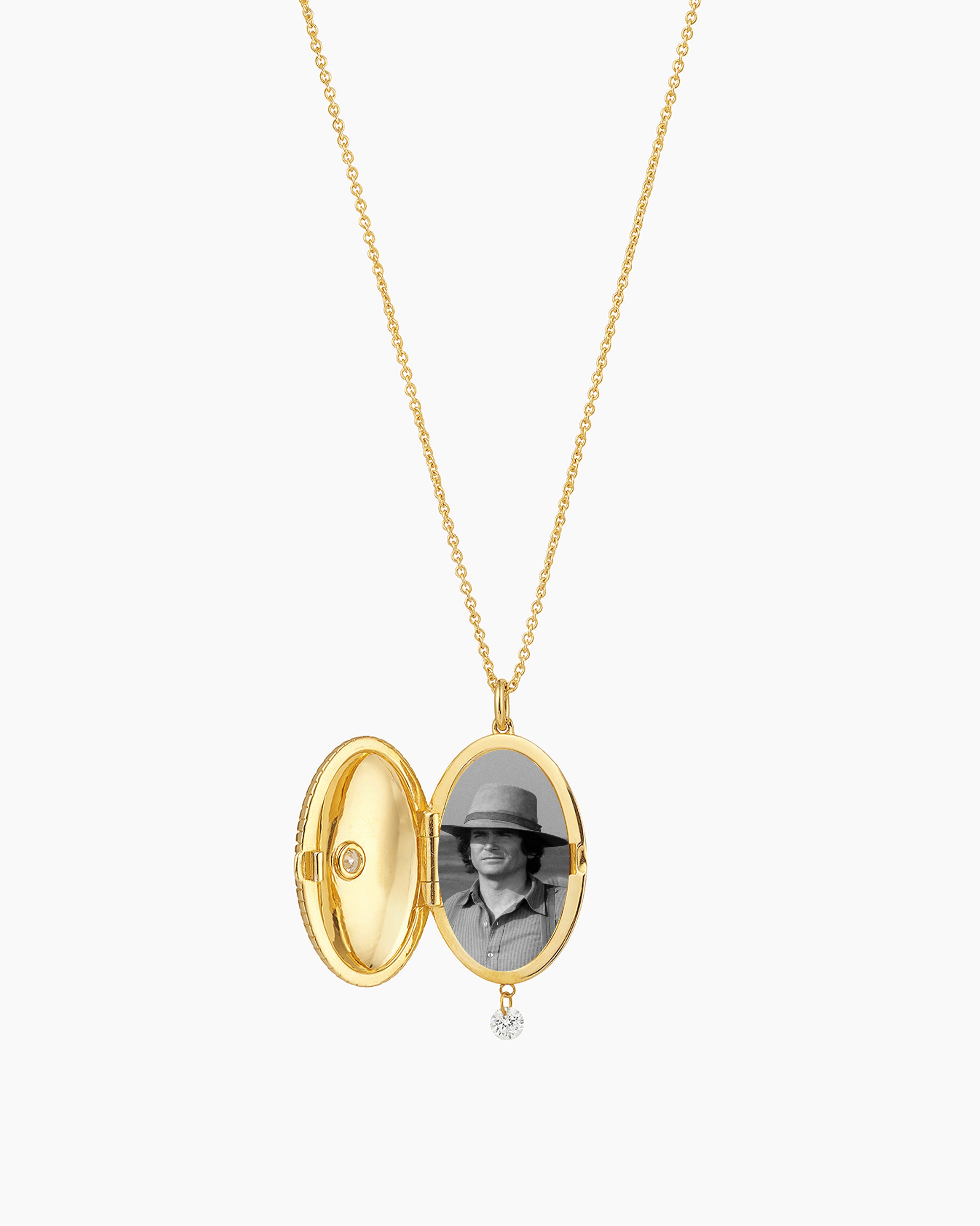 Collier Memoria Oval Grand Modèle