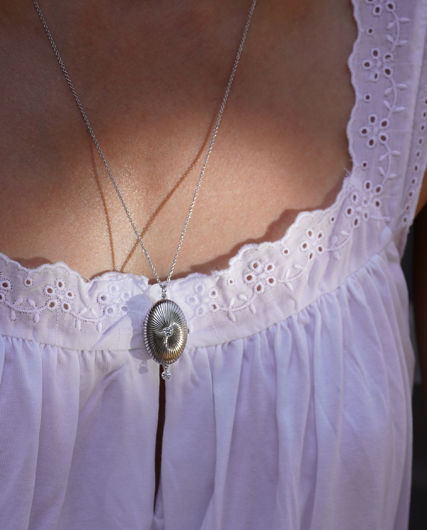 Collier Memoria Oval Grand Modèle
