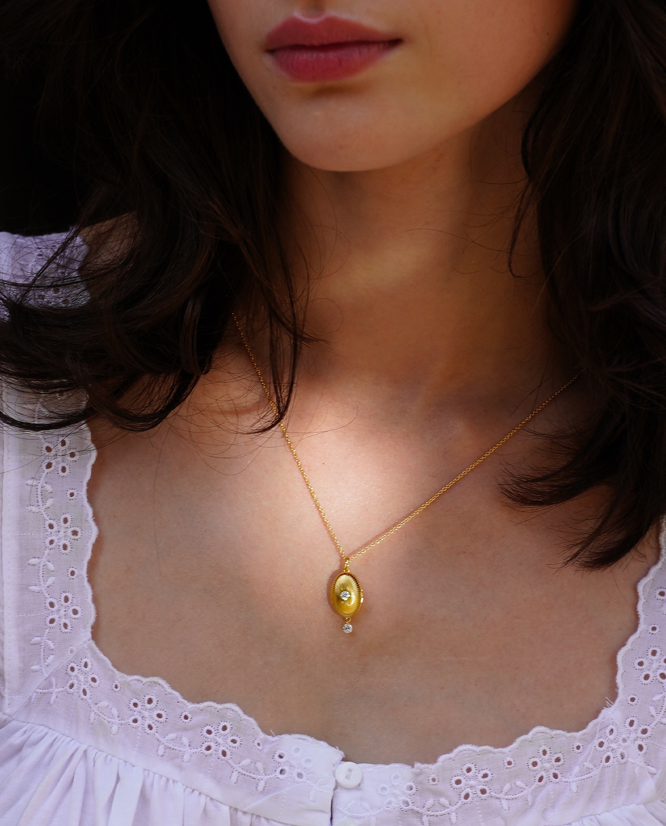 Collier Memoria Oval Petit Modèle