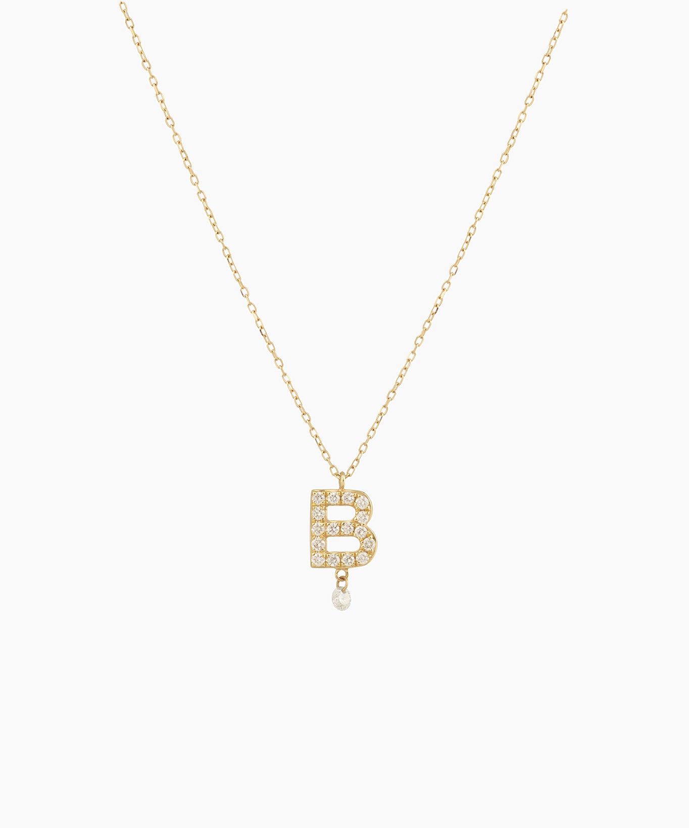 Collier Alphabet Pavé diamants