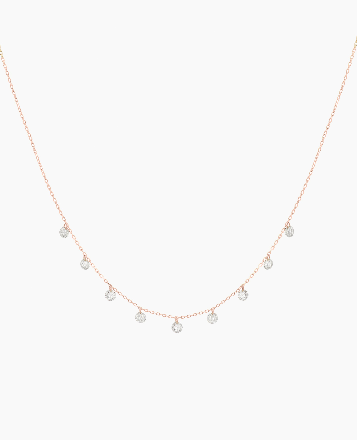 Collier Danaé neuf diamants