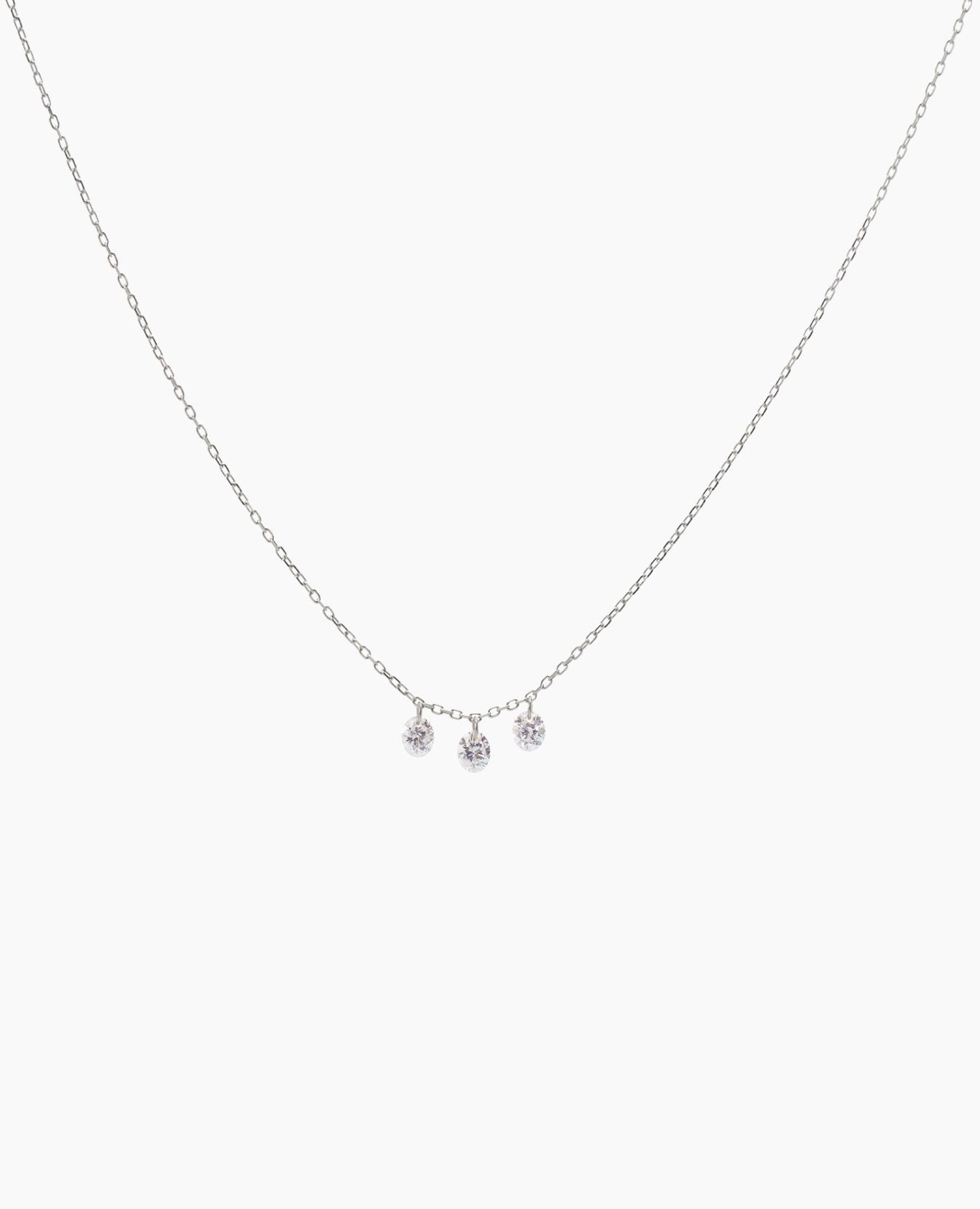 Collier Danaé trois diamants