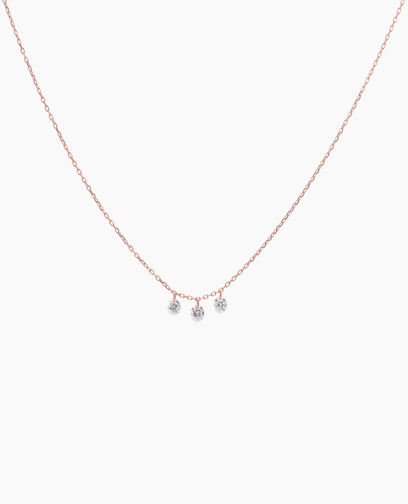 Collier Danaé trois diamants