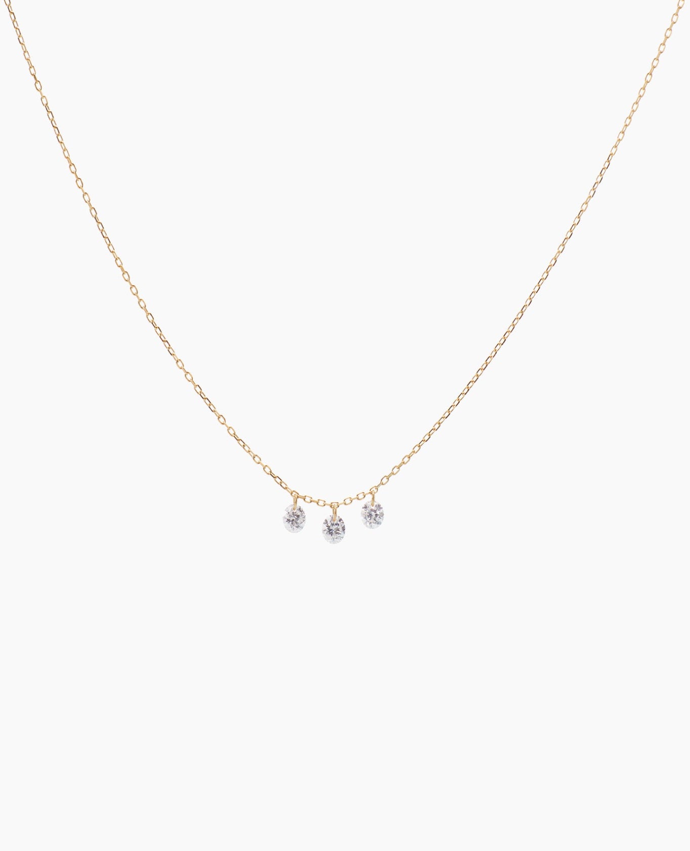 Collier Danaé trois diamants