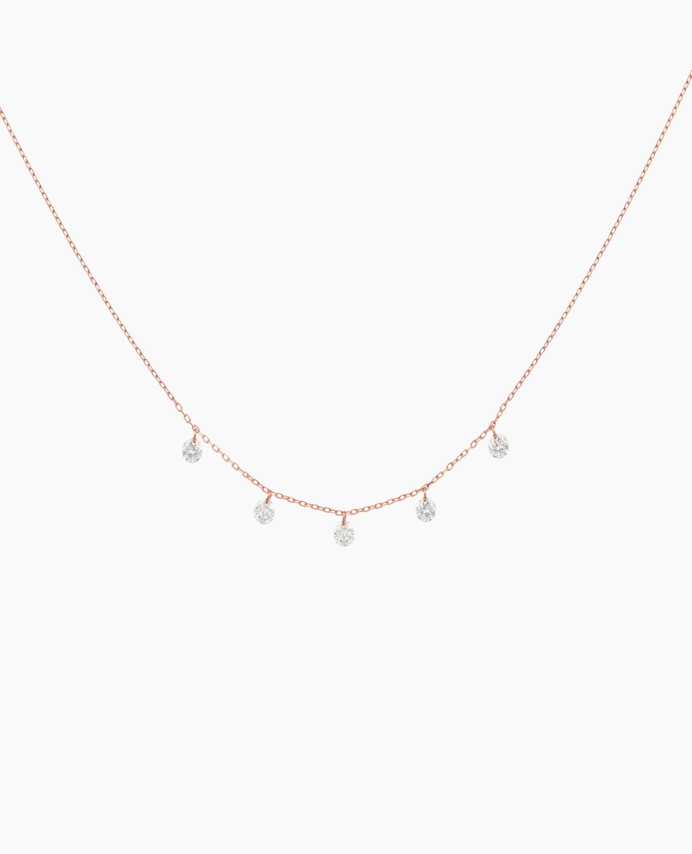 Collier Danaé cinq diamants