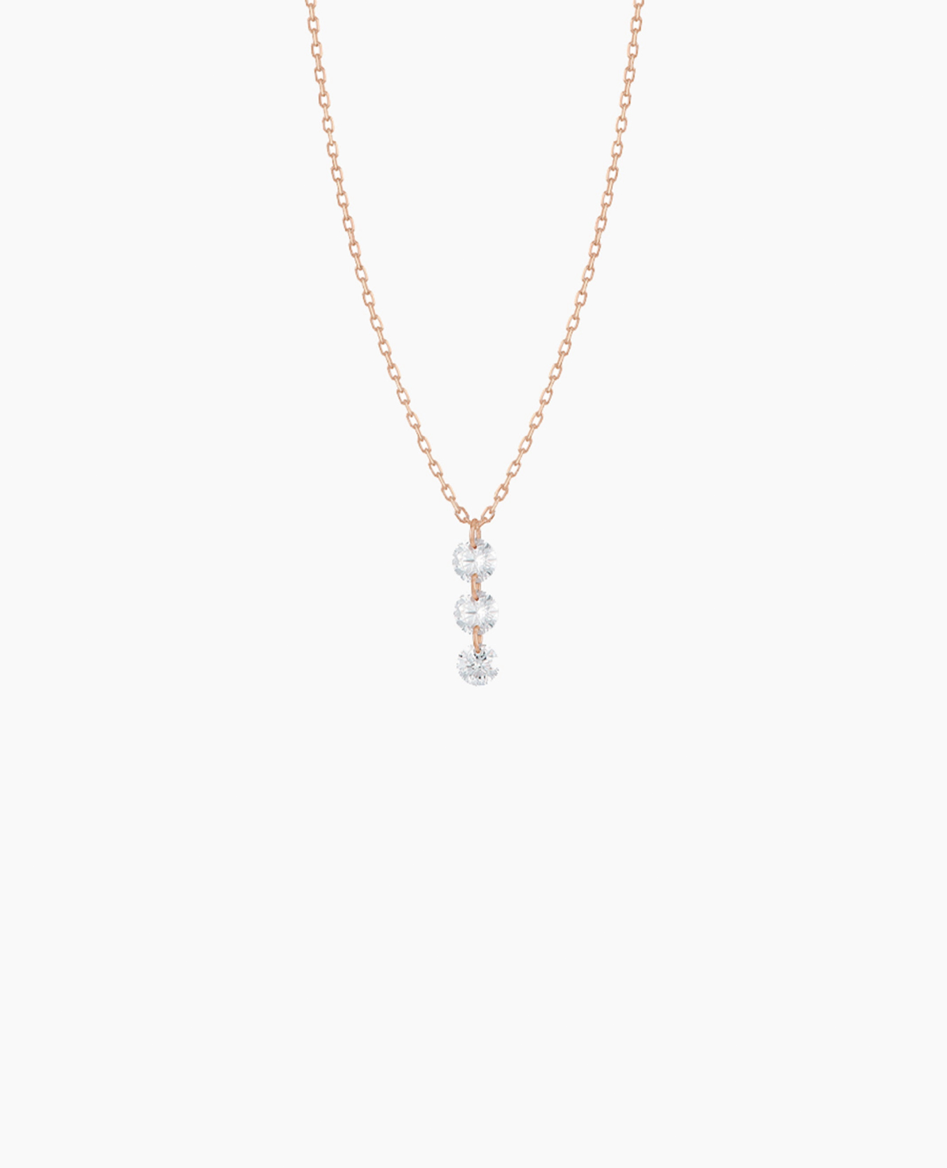 Collier Danaé trio diamants