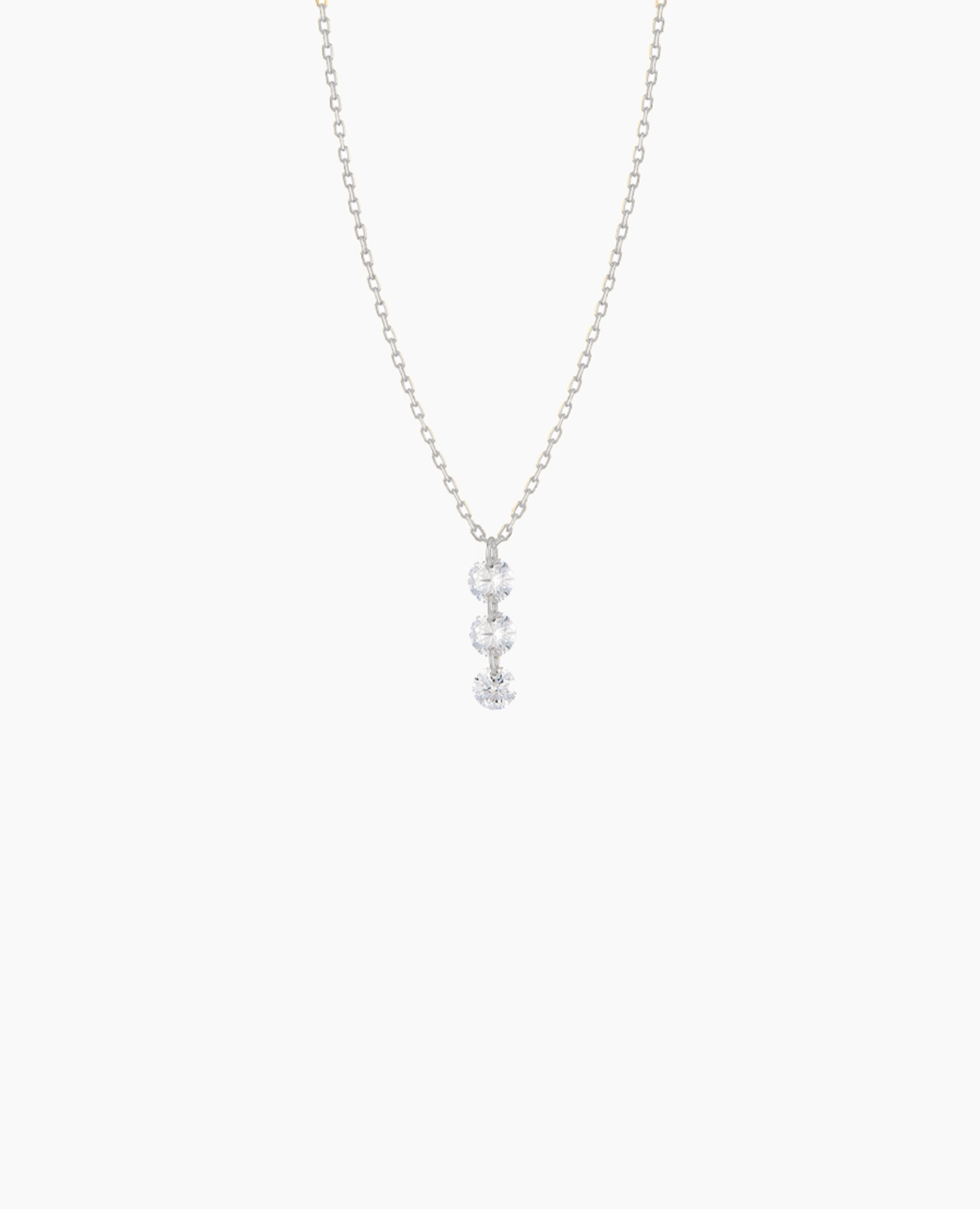 Collier Danaé trio diamants
