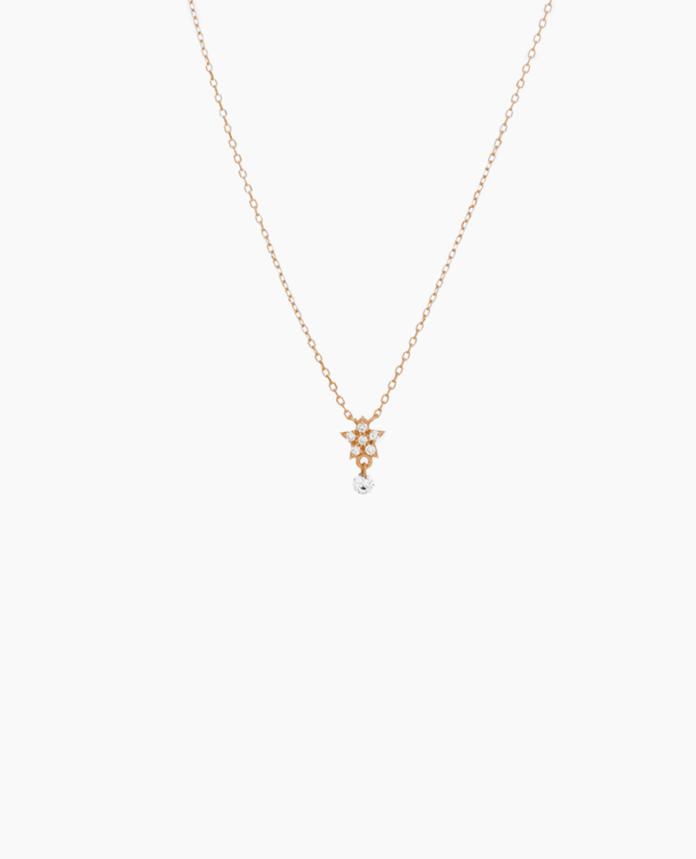 Pavé Star Symbols Necklace