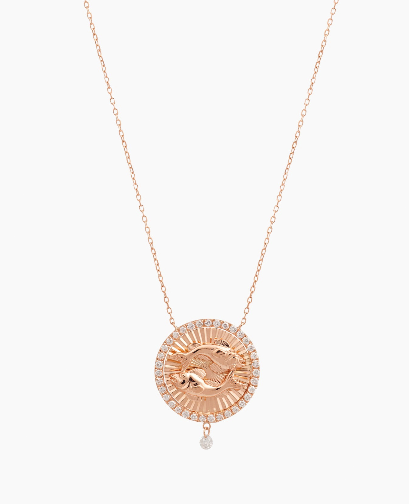 Collier Céleste Médaillon Poisson