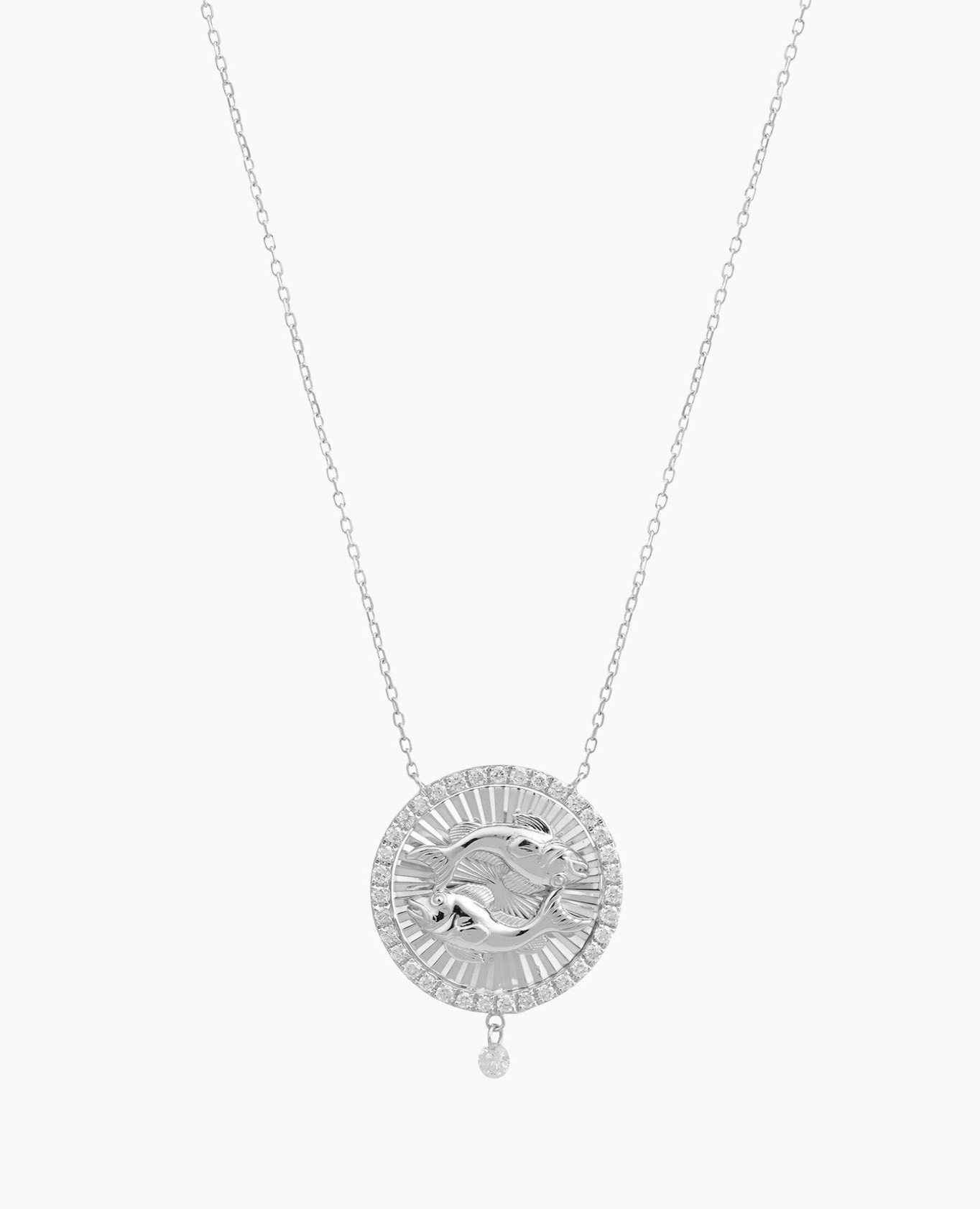 Collier Céleste Médaillon Poisson