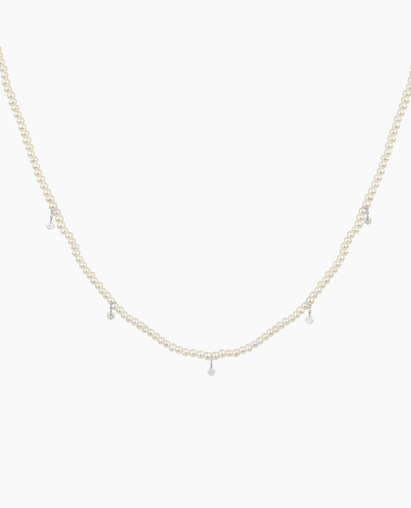 Collier Aphrodite avec cinq diamants
