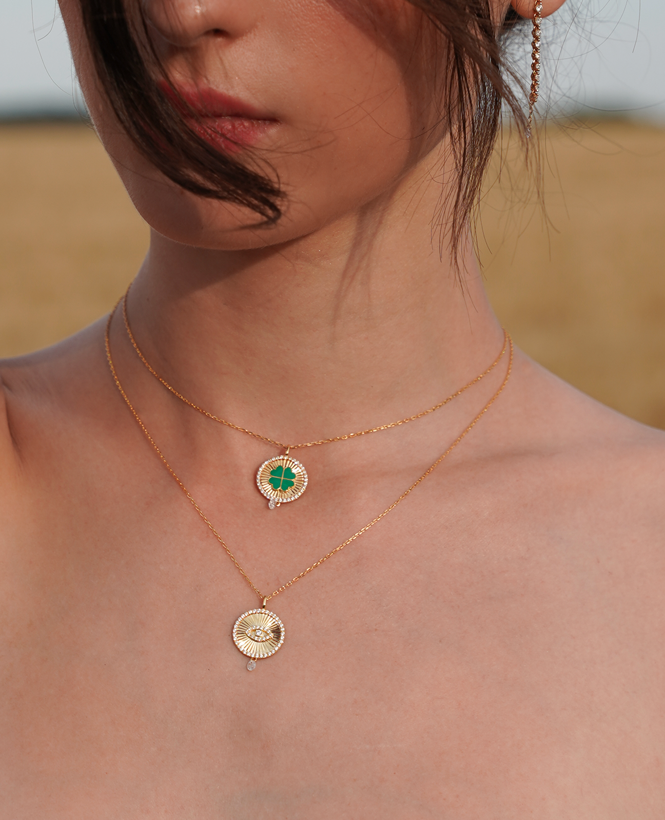 Collier Porte Bonheur Œil
