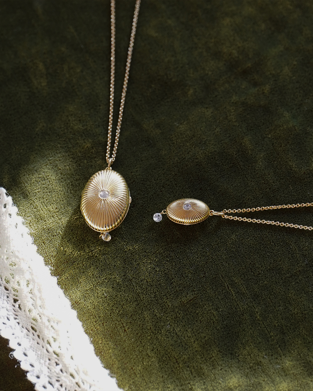 Collier Memoria Oval Petit Modèle