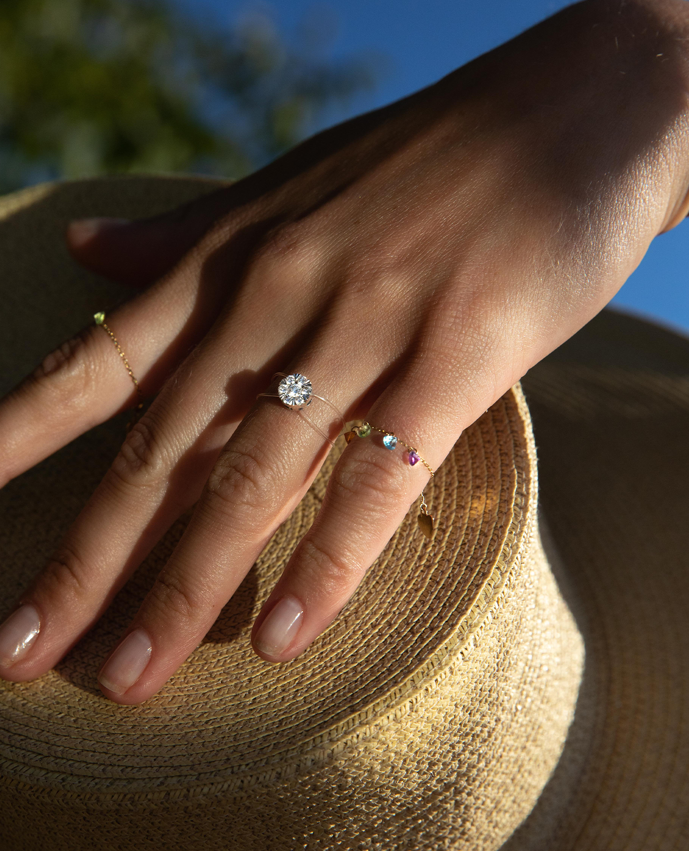 Bague sept Chakras
