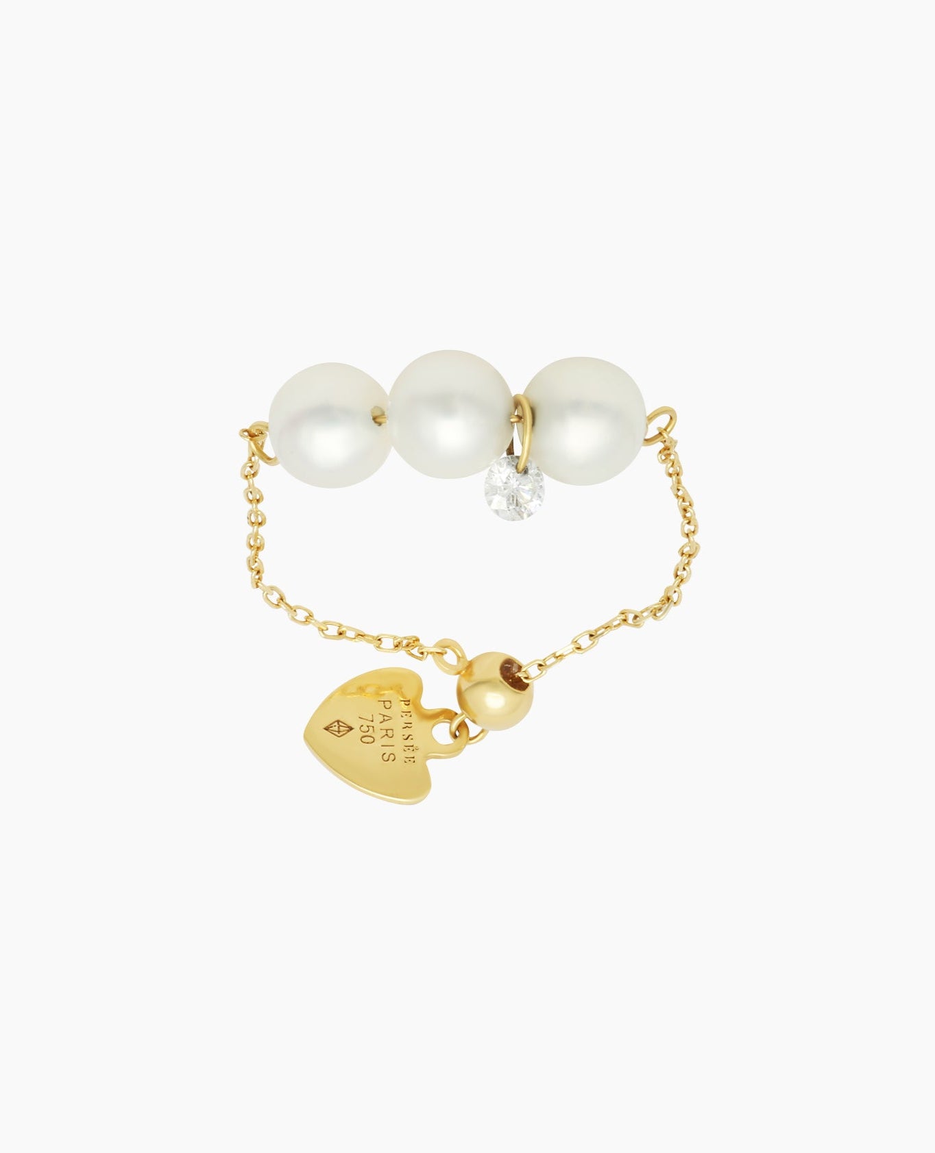 Bague Perlée trois perles