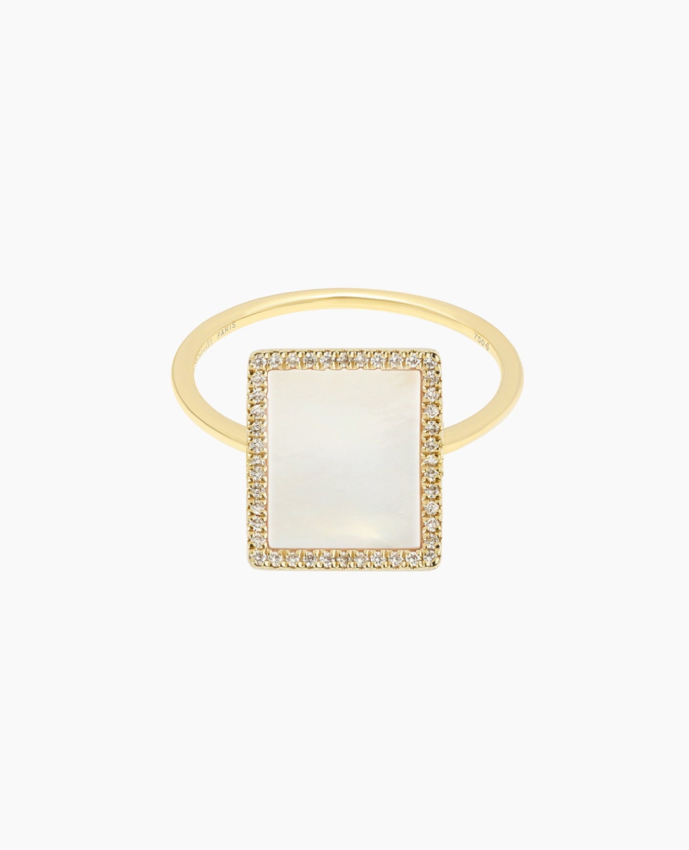 Bague Semi Precious Rectangle