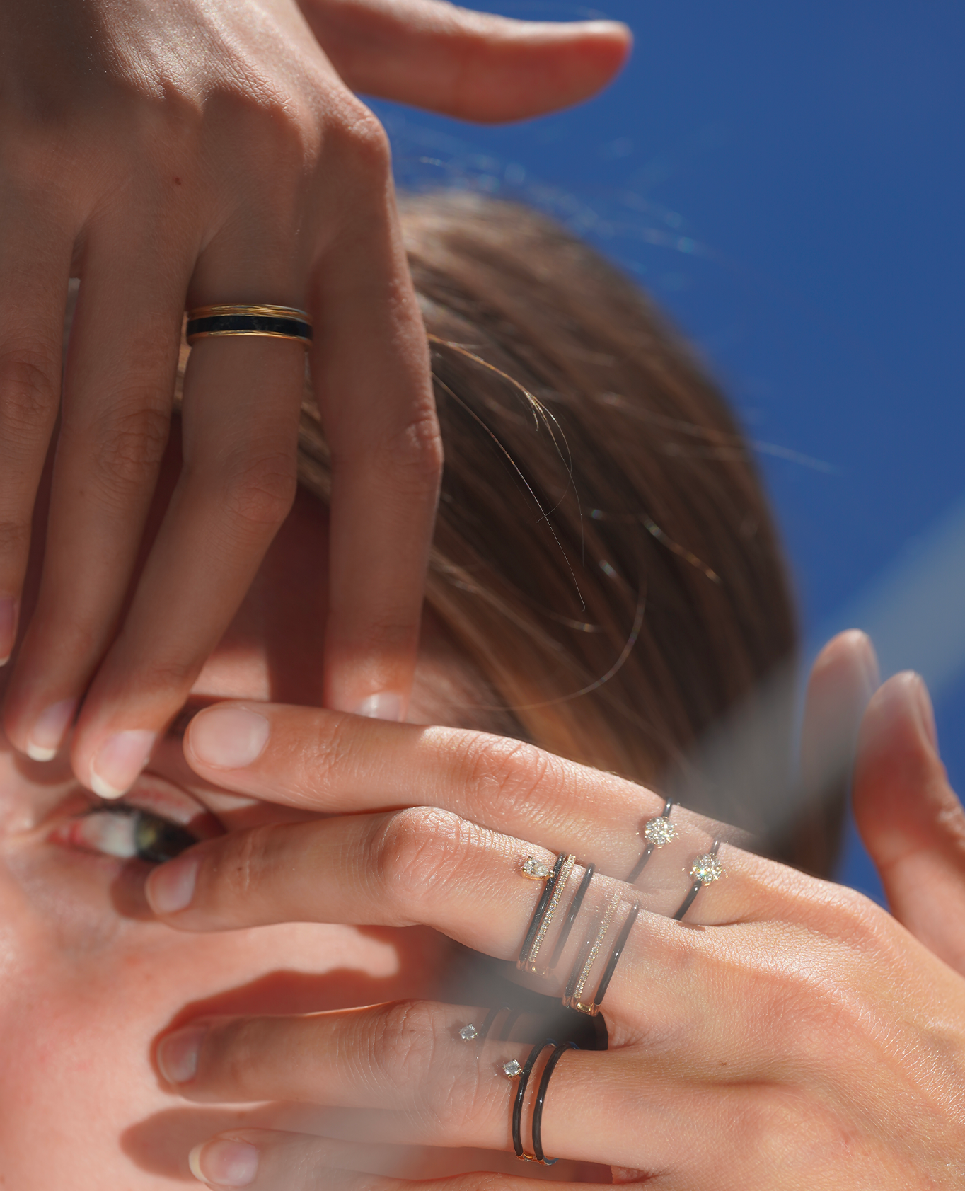 Enamel Zeus ring