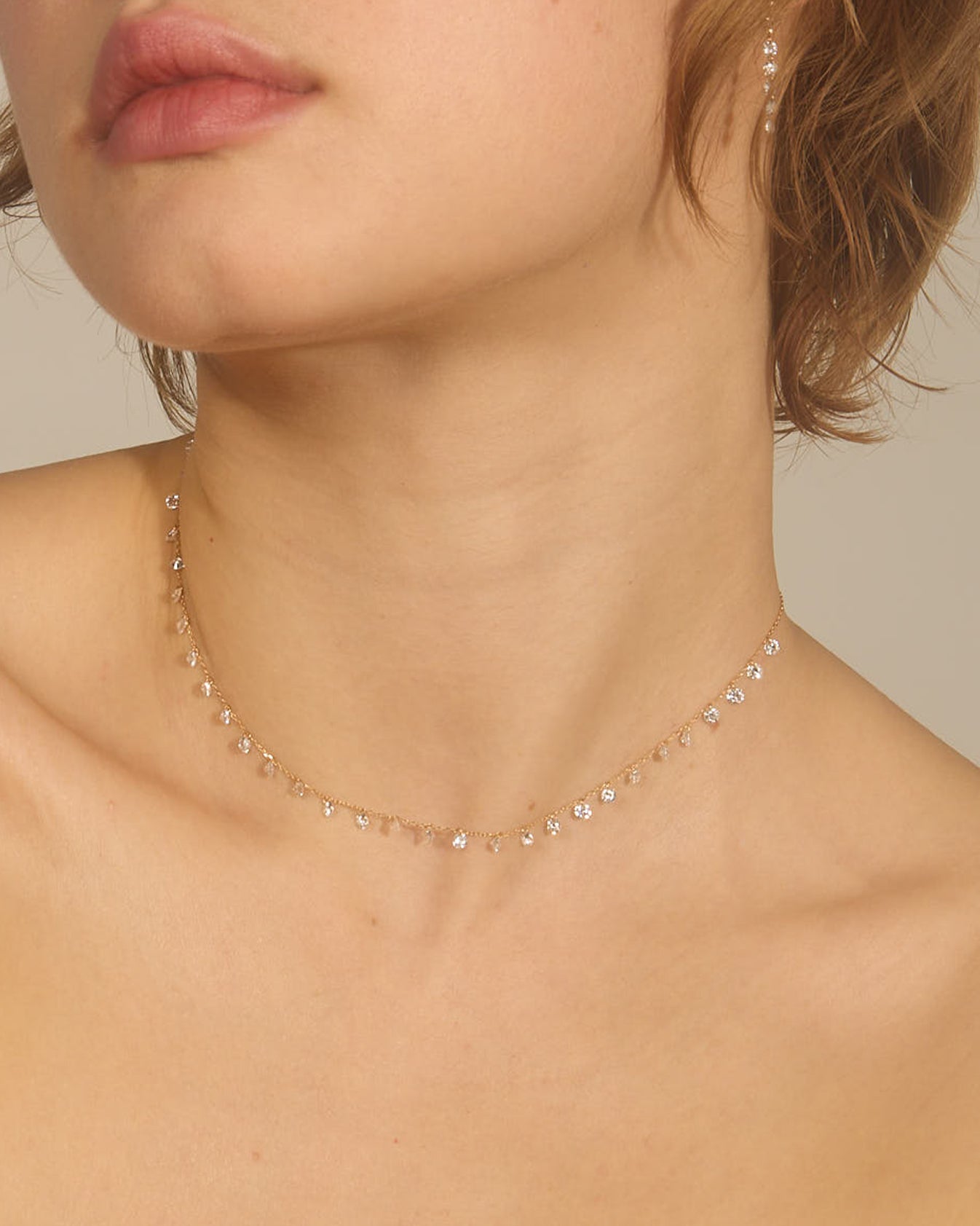 Collier Danaé trente-et-un diamants