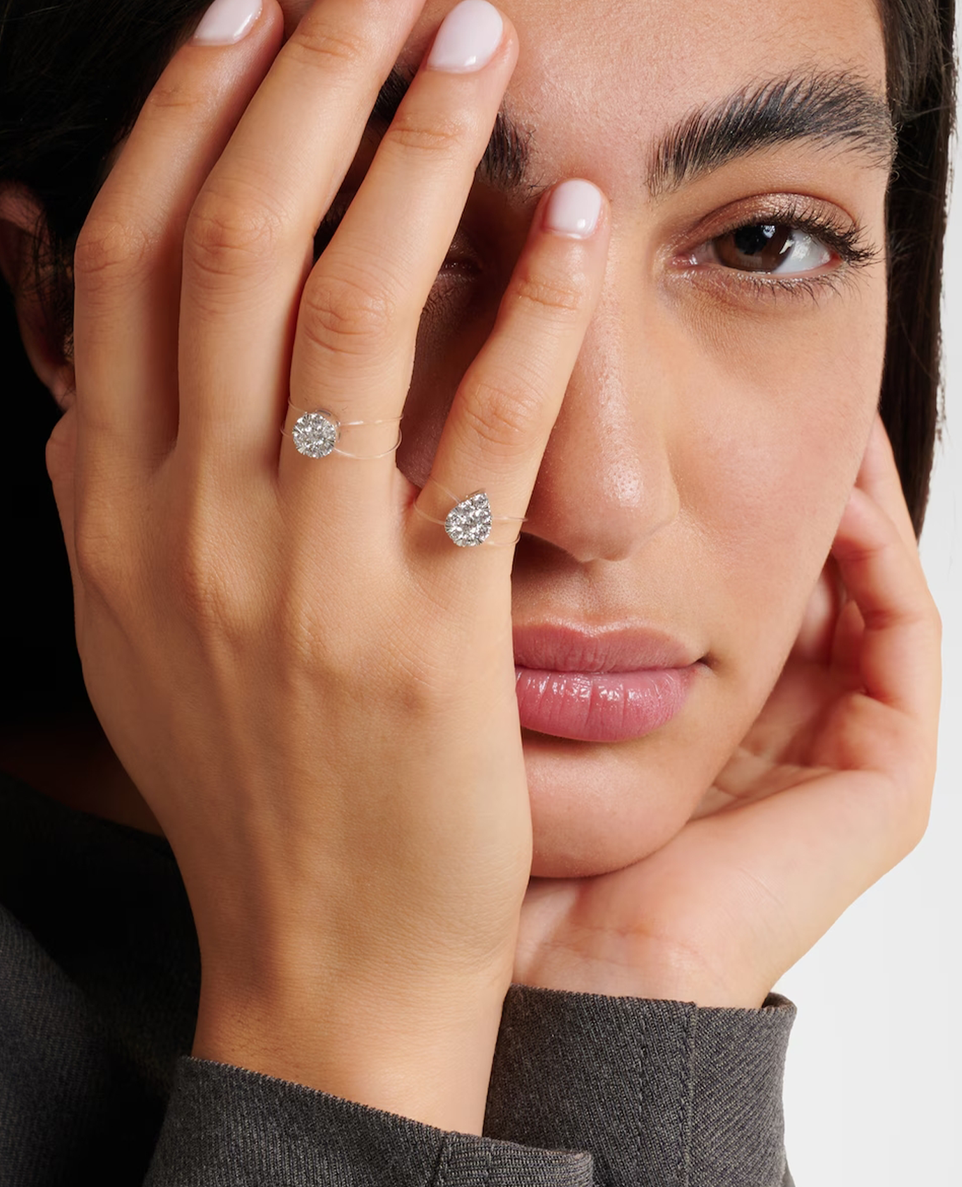 Bague Floating Ronde