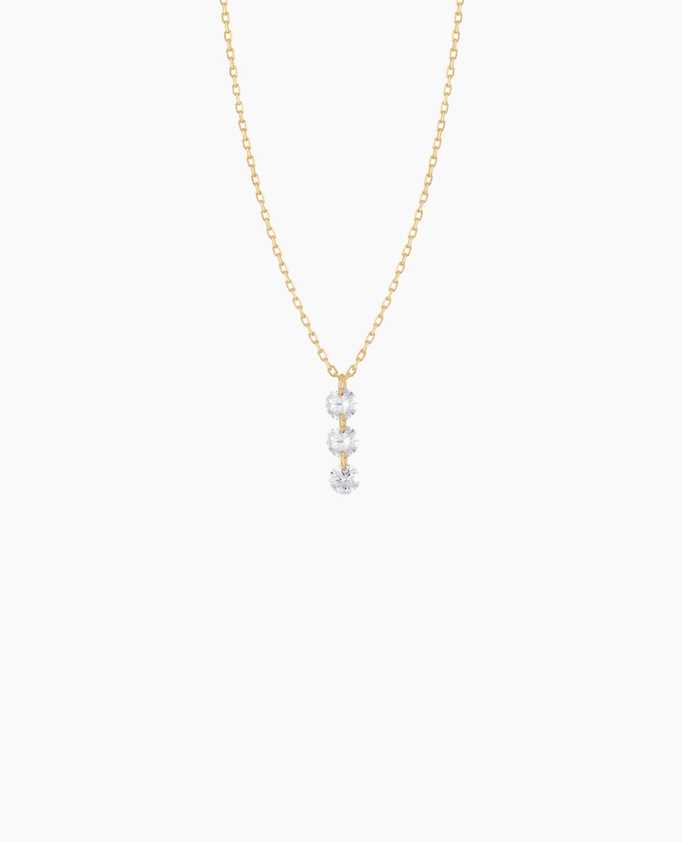 Collier Danaé trio diamants