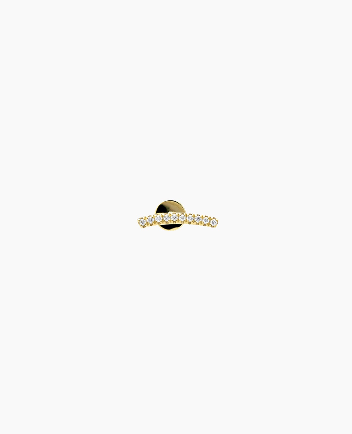 Piercing mini barre pavé